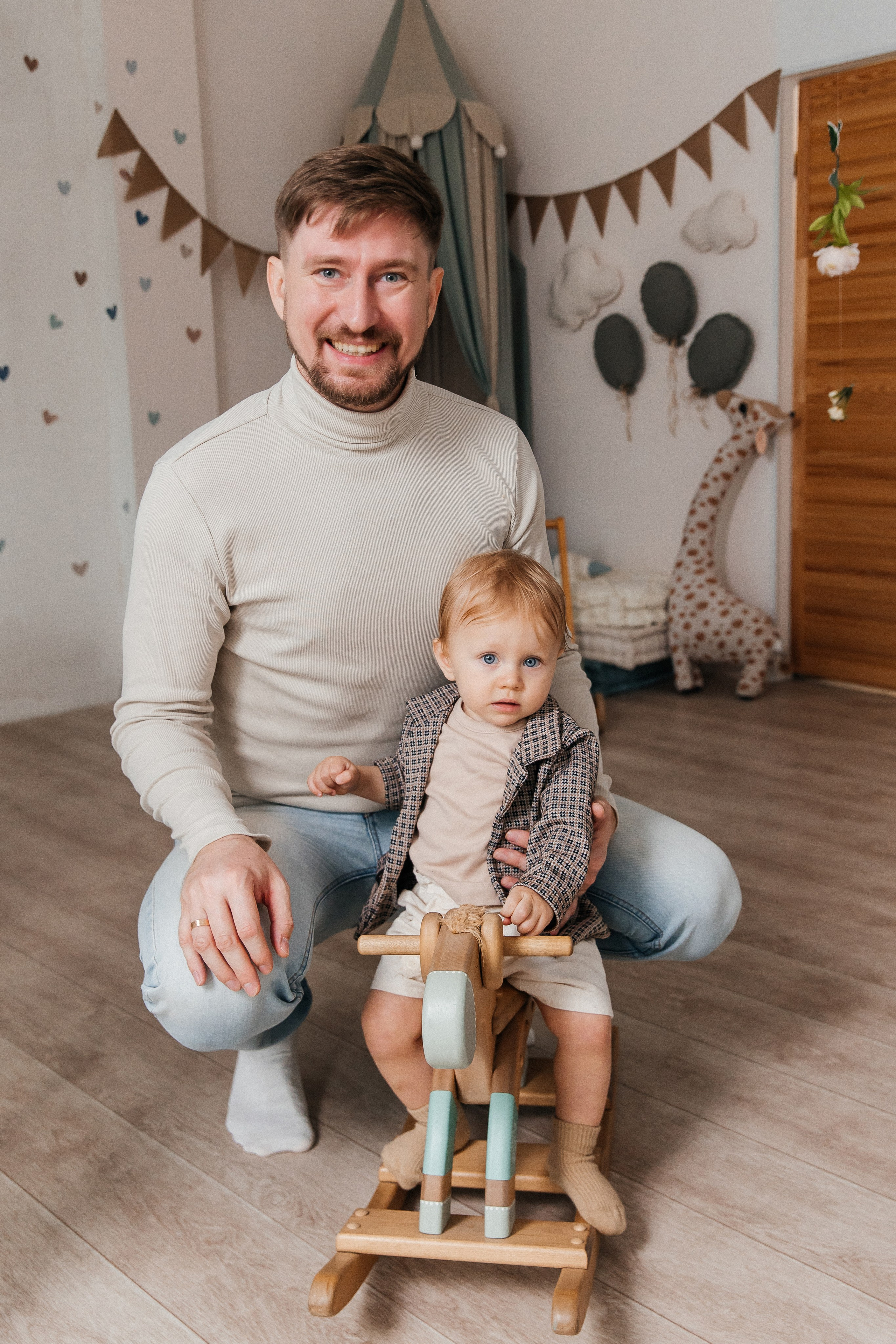 Фотосессия на 1 годик, детская фотостудия Кемерово