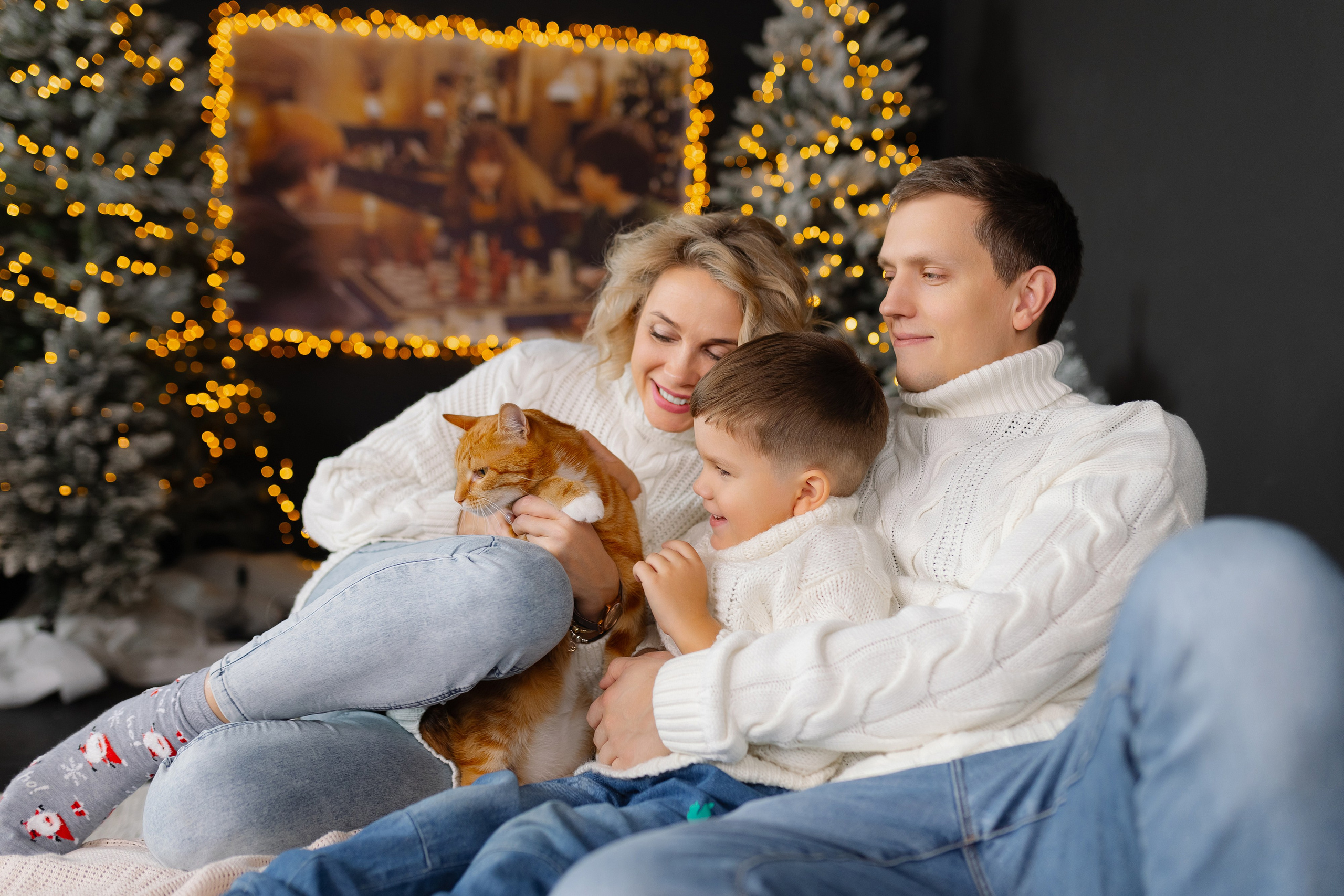Семейная новогодняя съемка. Свадебный фотограф в Минске/Беларуси Сергей Спиридонов