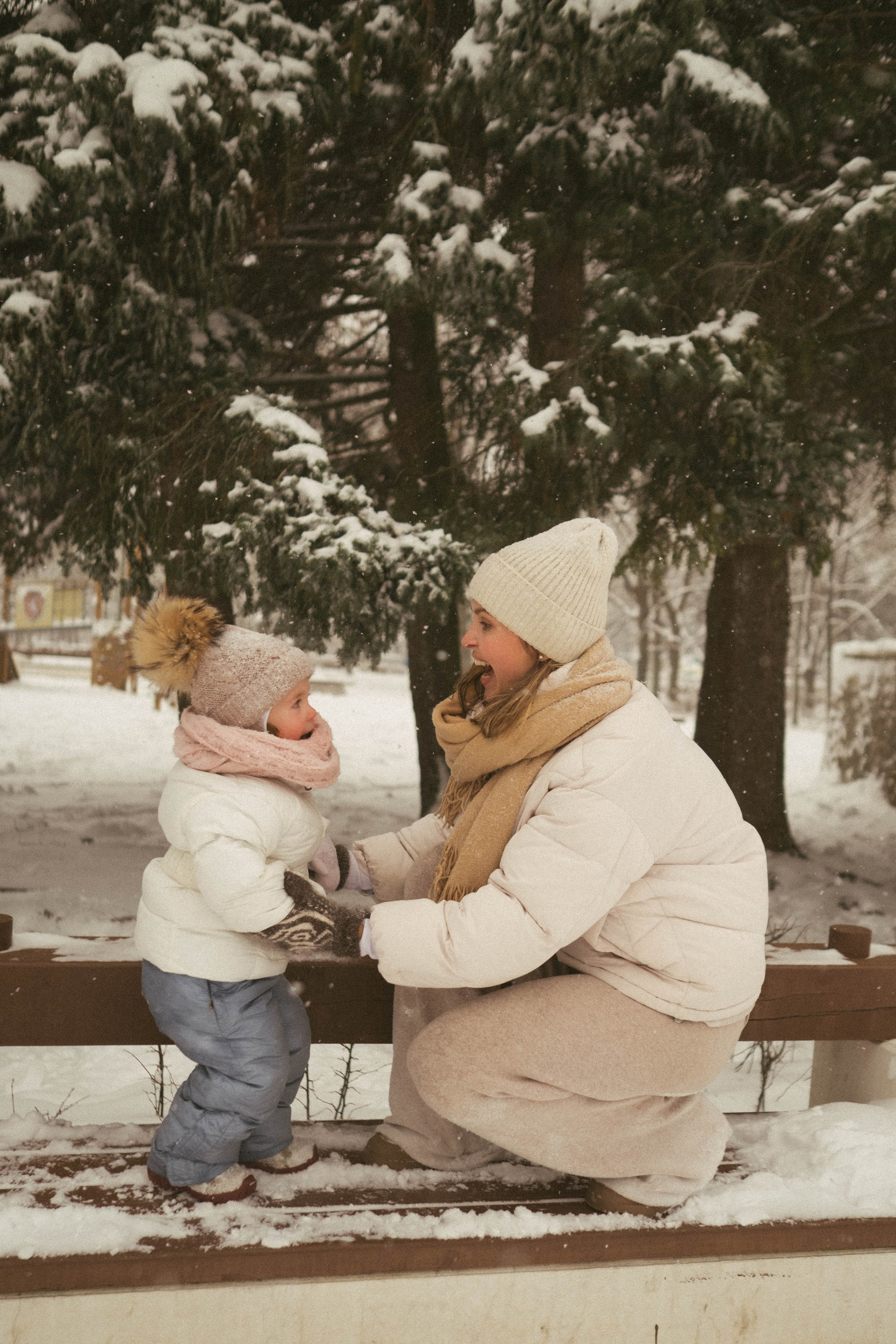 Зимняя прогулка Маргариты и Мариночки. Семейный фотограф в Санкт-Петербурге Дарья Косянчук