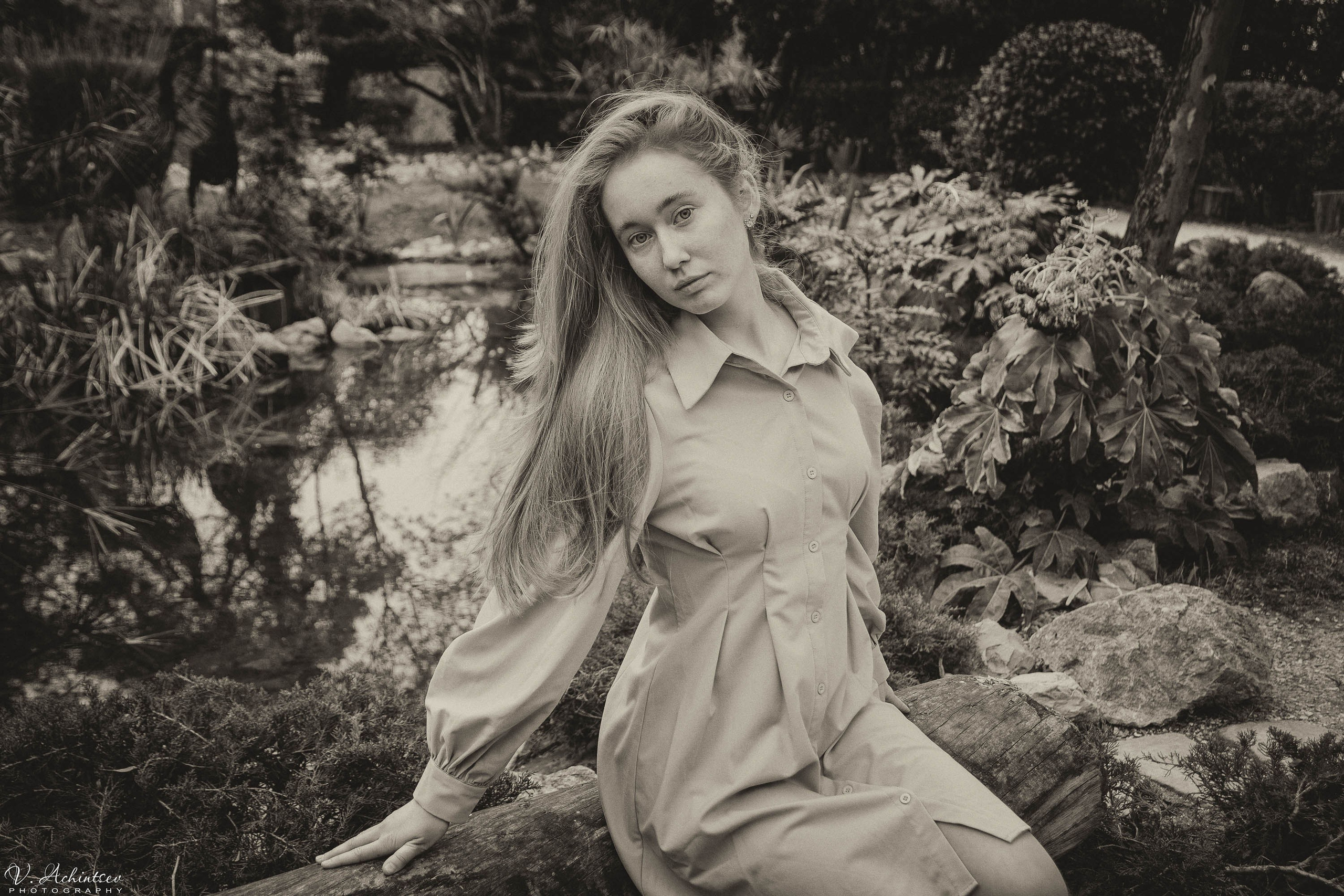 Диана. Чёрно-белое. Фотограф в Сочи Владимир Ачинцев