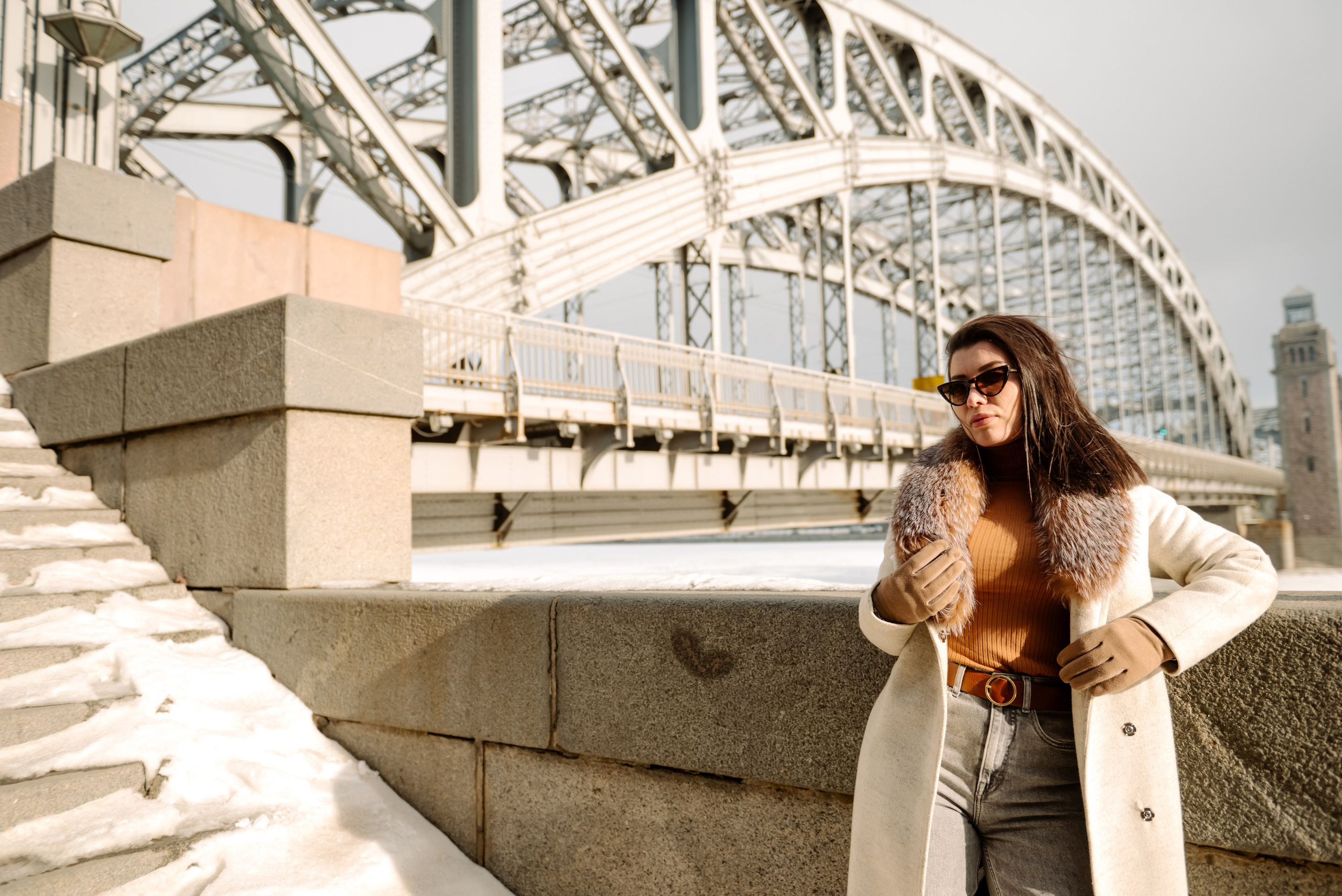 Большеохтинский мост. Свадебный и сеейный фотограф в Санкт-Петербурге Елена Худякова