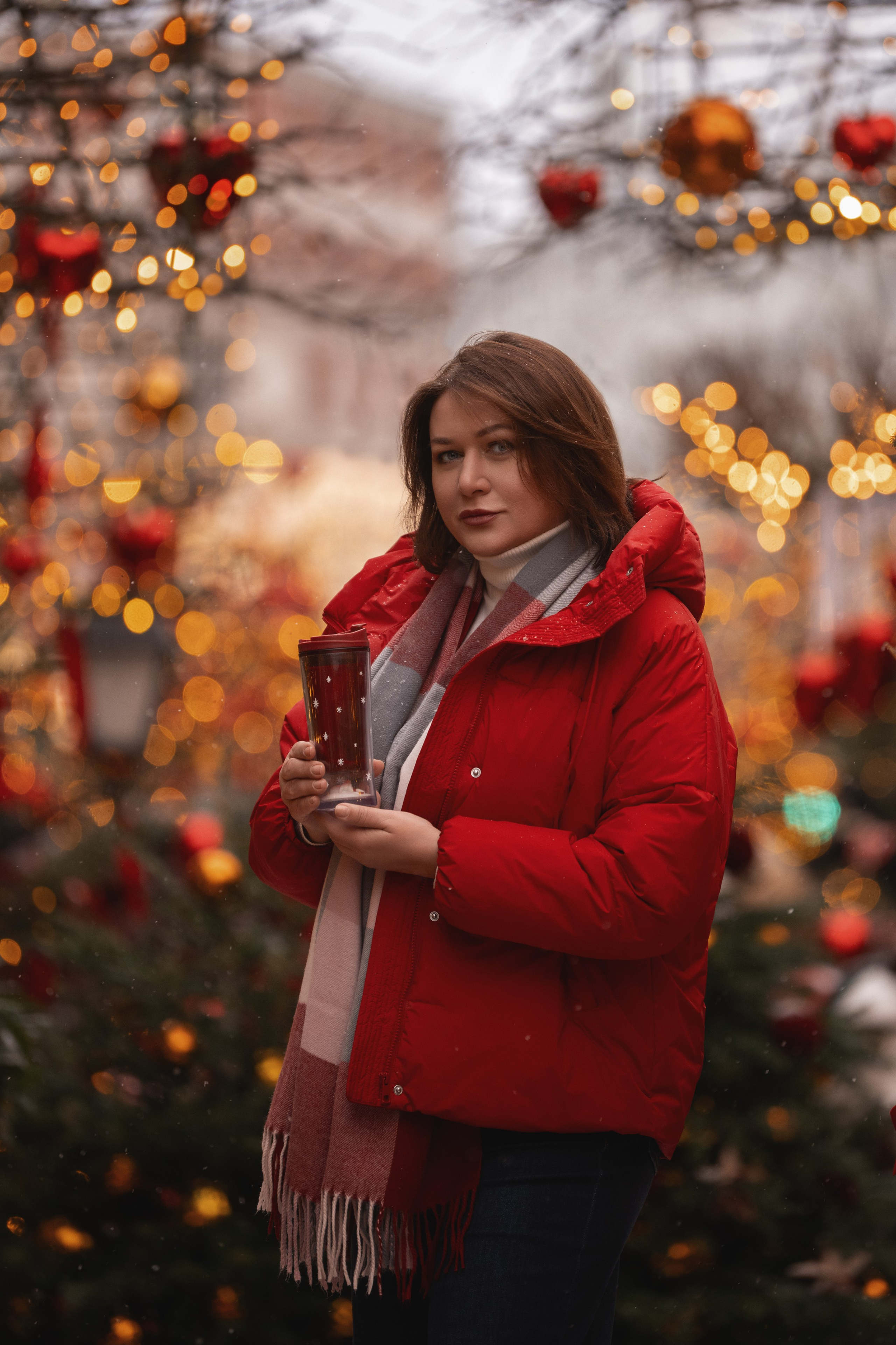 Фотосессия на улице зимой. Женский фотограф в Москве Богдашкина Динара