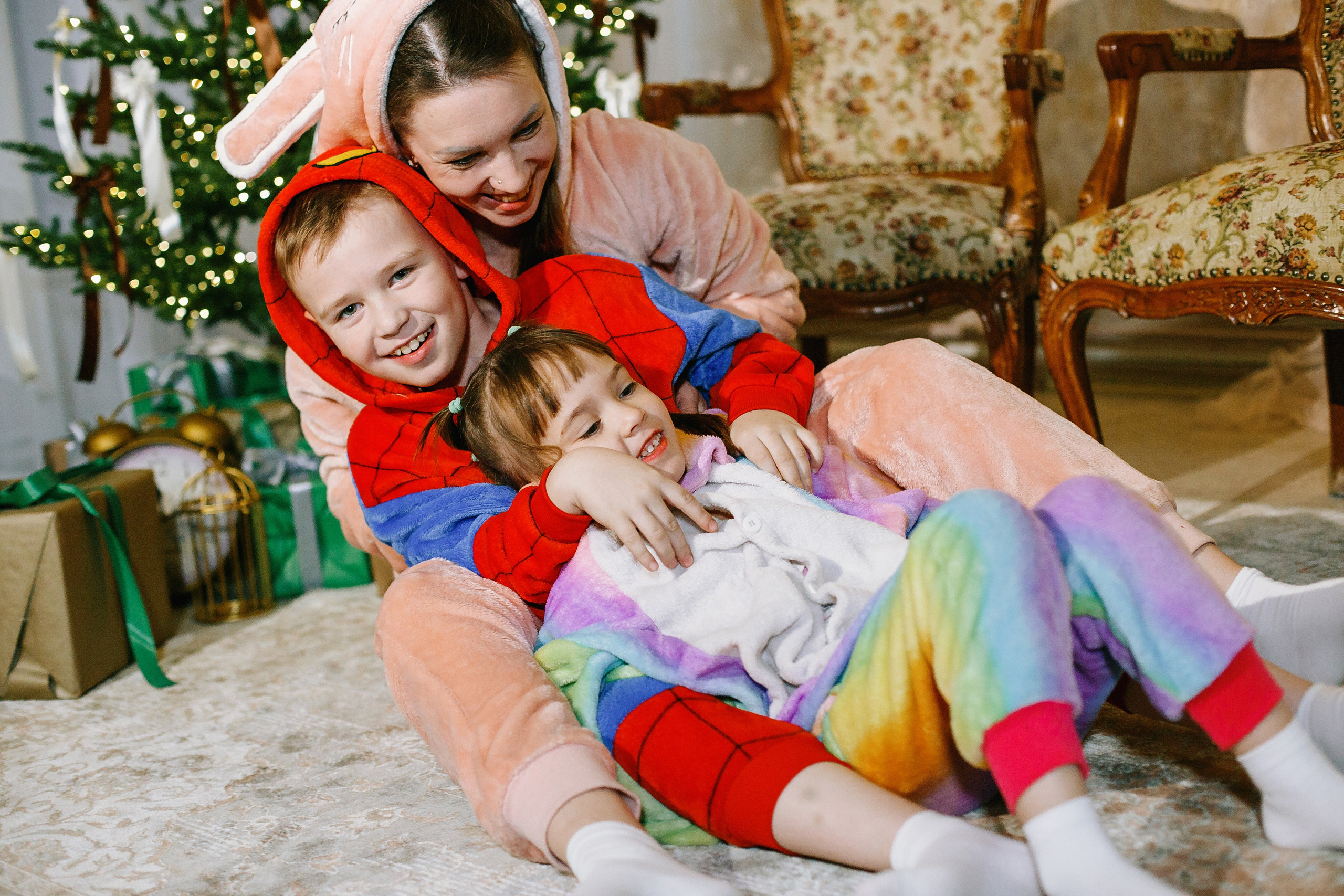 Новогодняя фотосессия Алены, Димы и Марьяны. Выпускные альбомы Искитим, Бердск и Новосибирск Крюкова Елена