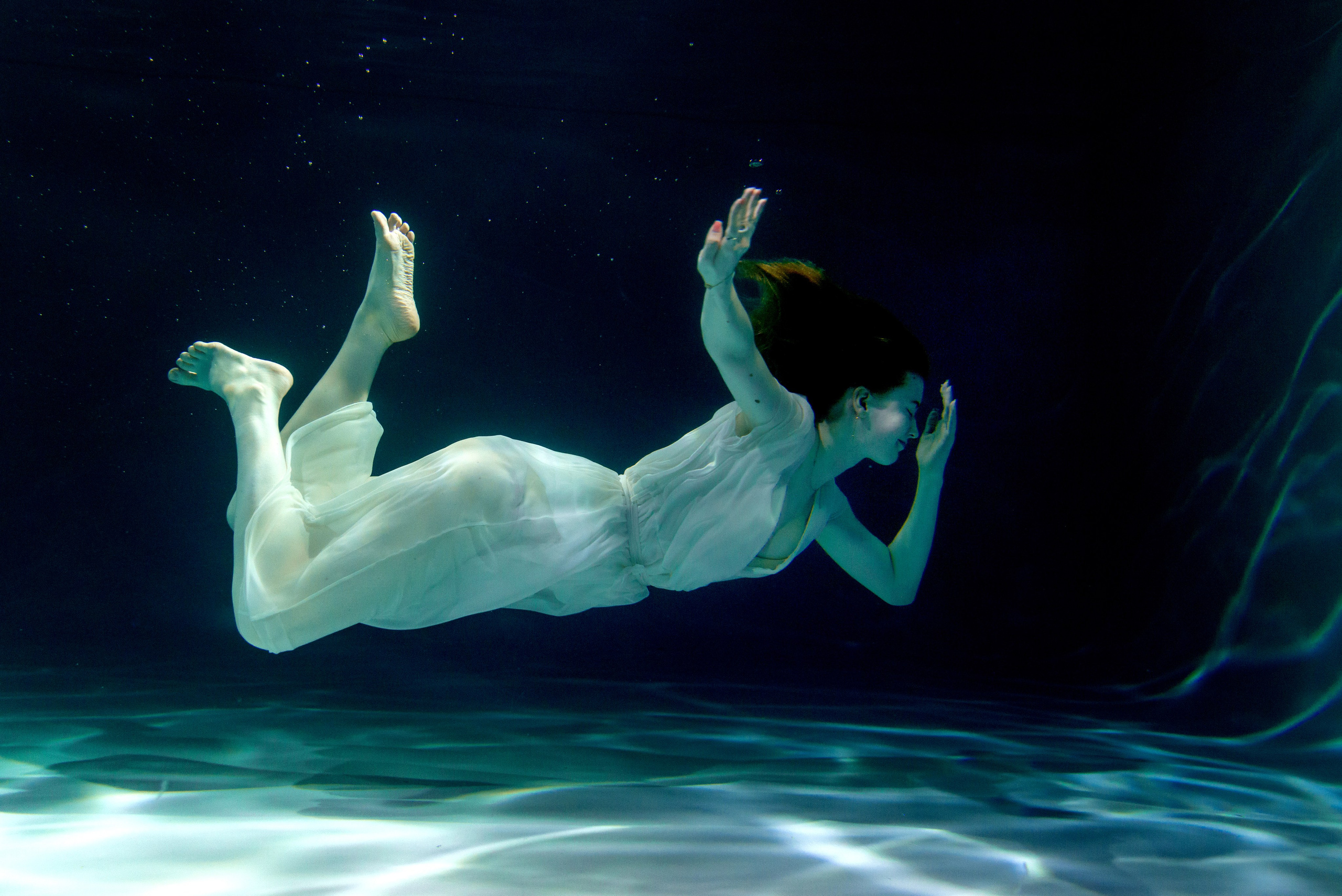 Под водой. Фотограф и дизайнер в Москве Екатерина Лобачева