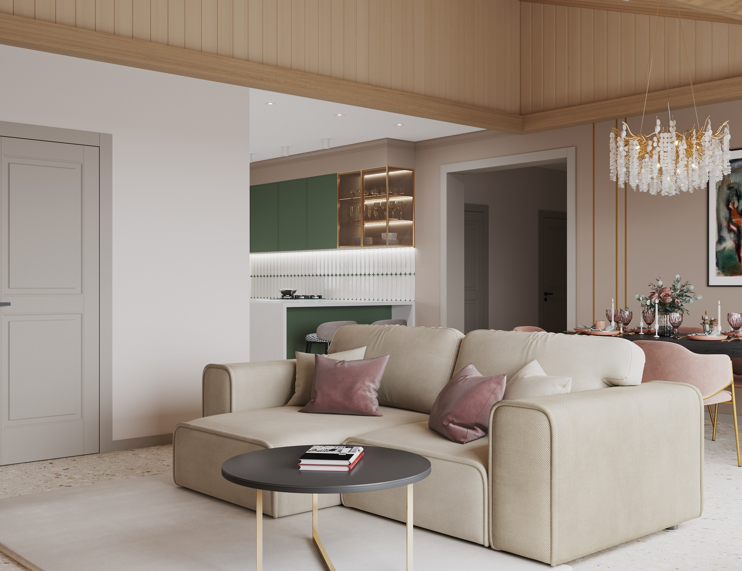 Частный дом в п. «Пески». Дизайнер интерьера в Санкт-Петербурге Ольга Рытаровская