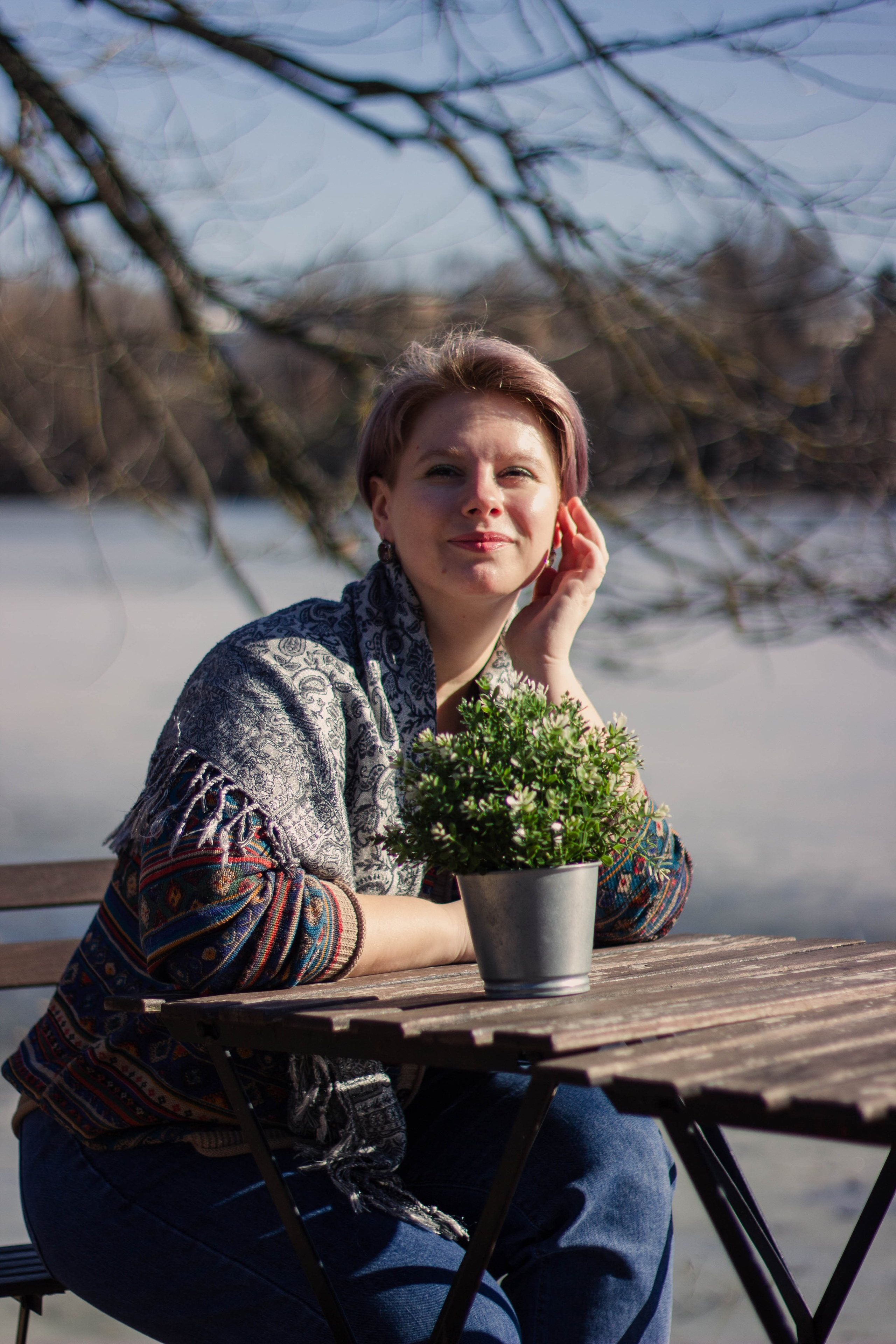 Алена в Усадьбе Остафьево. Портретный фотограф Москва Юлия Трякина