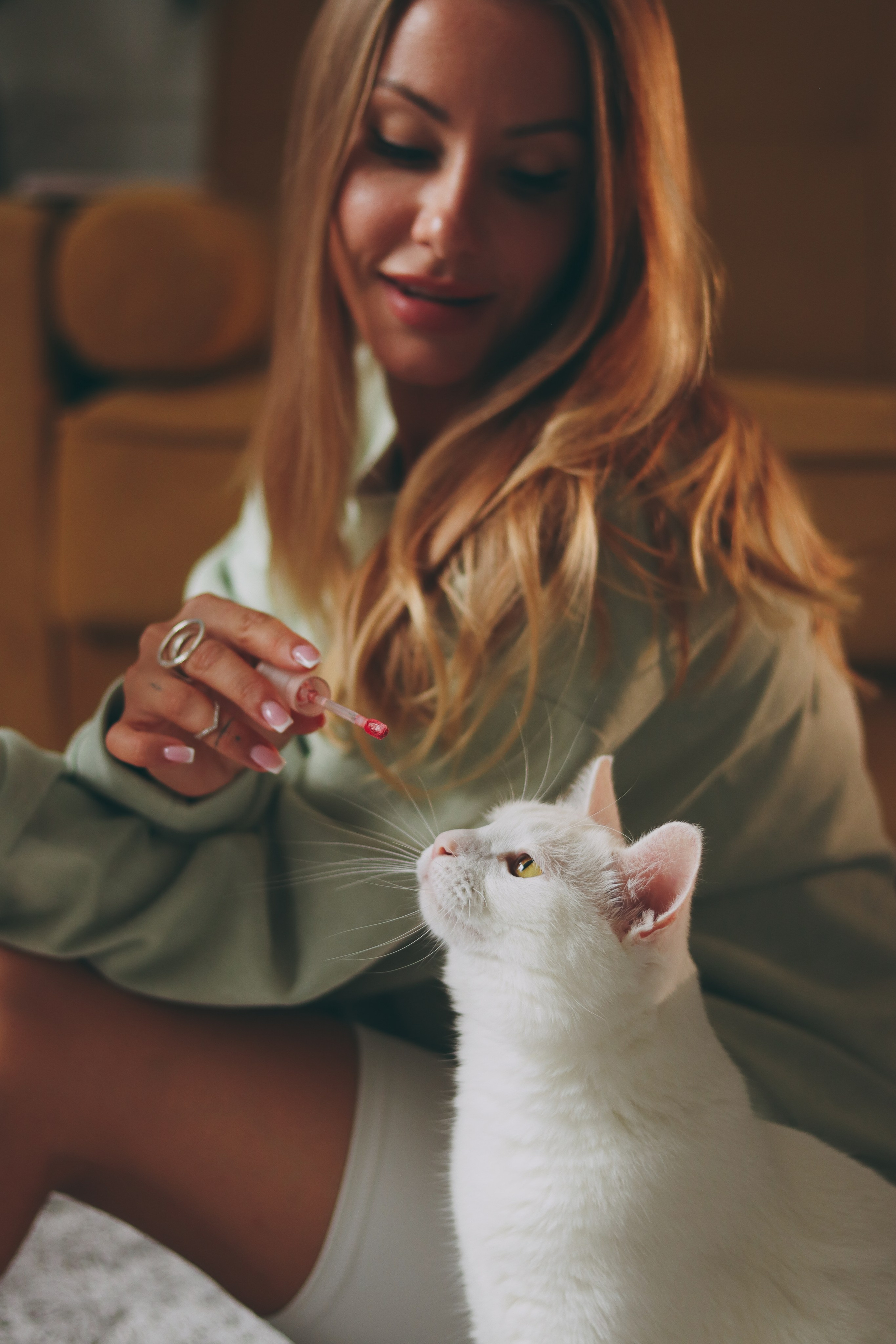 Фотосъёмка Ани и Оливки дома. Фотограф Самара Лена Мандарин