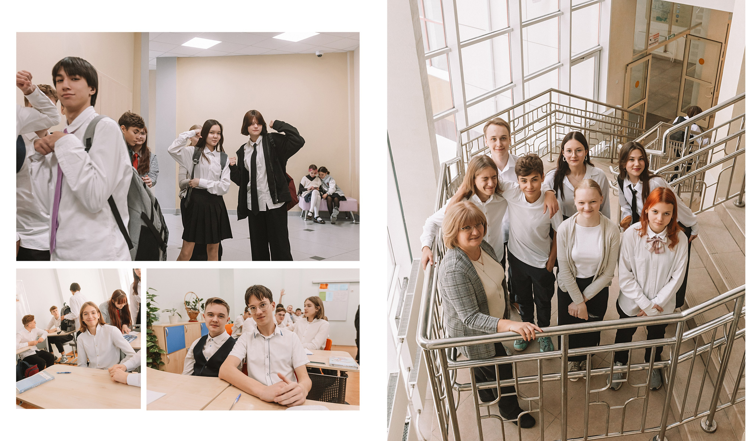 Макет фотокниги Один день в школе, 9 класс. Семейный фотограф Тюмень, фотограф на роды Салмина Мария