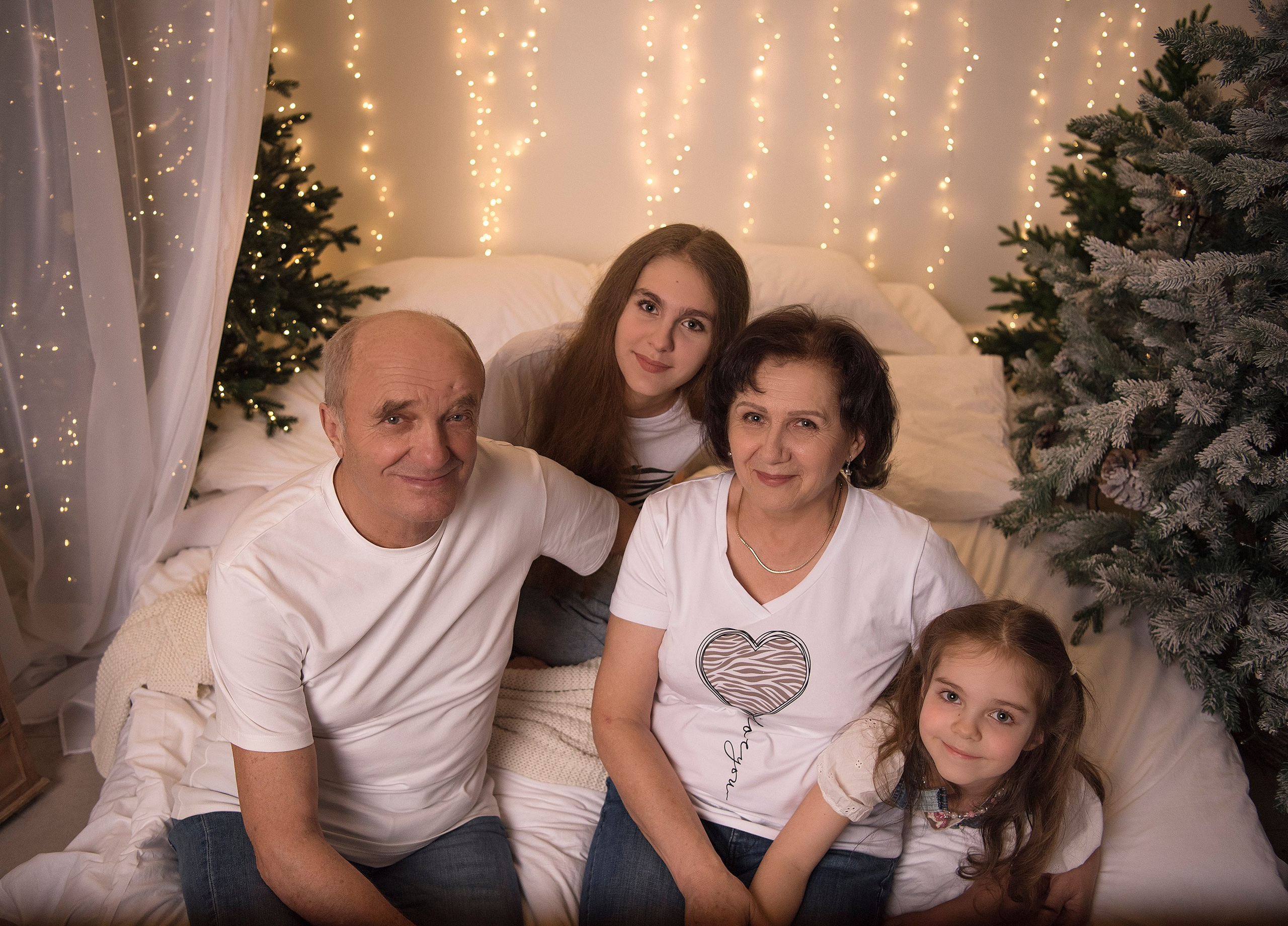 Новый год в кругу семьи. Семейный и детский фотограф в Москве Алена Прошкина