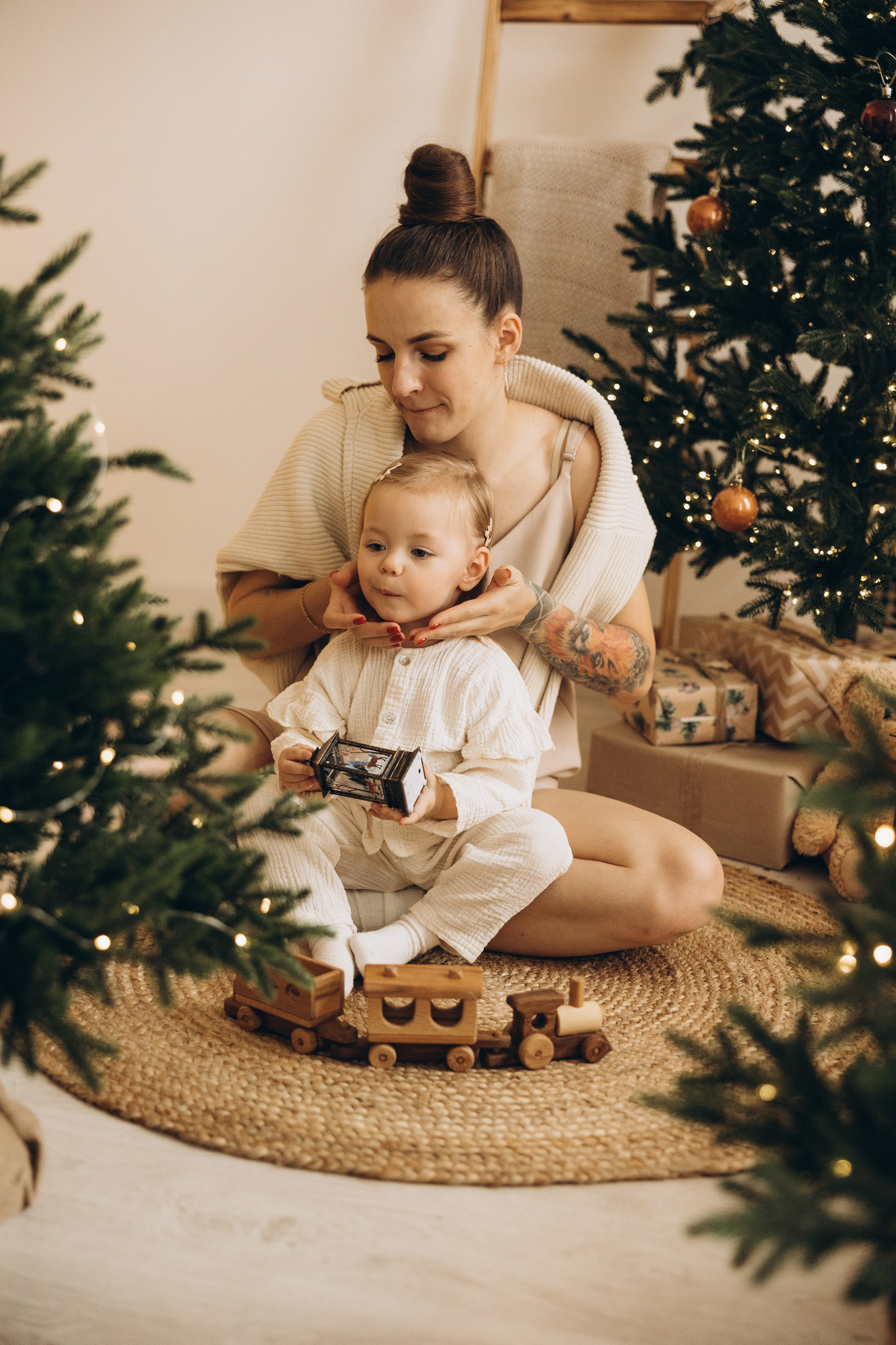 Ольга и Мирослава НГ. Семейный фотограф в Москве Виктория Ястребинская