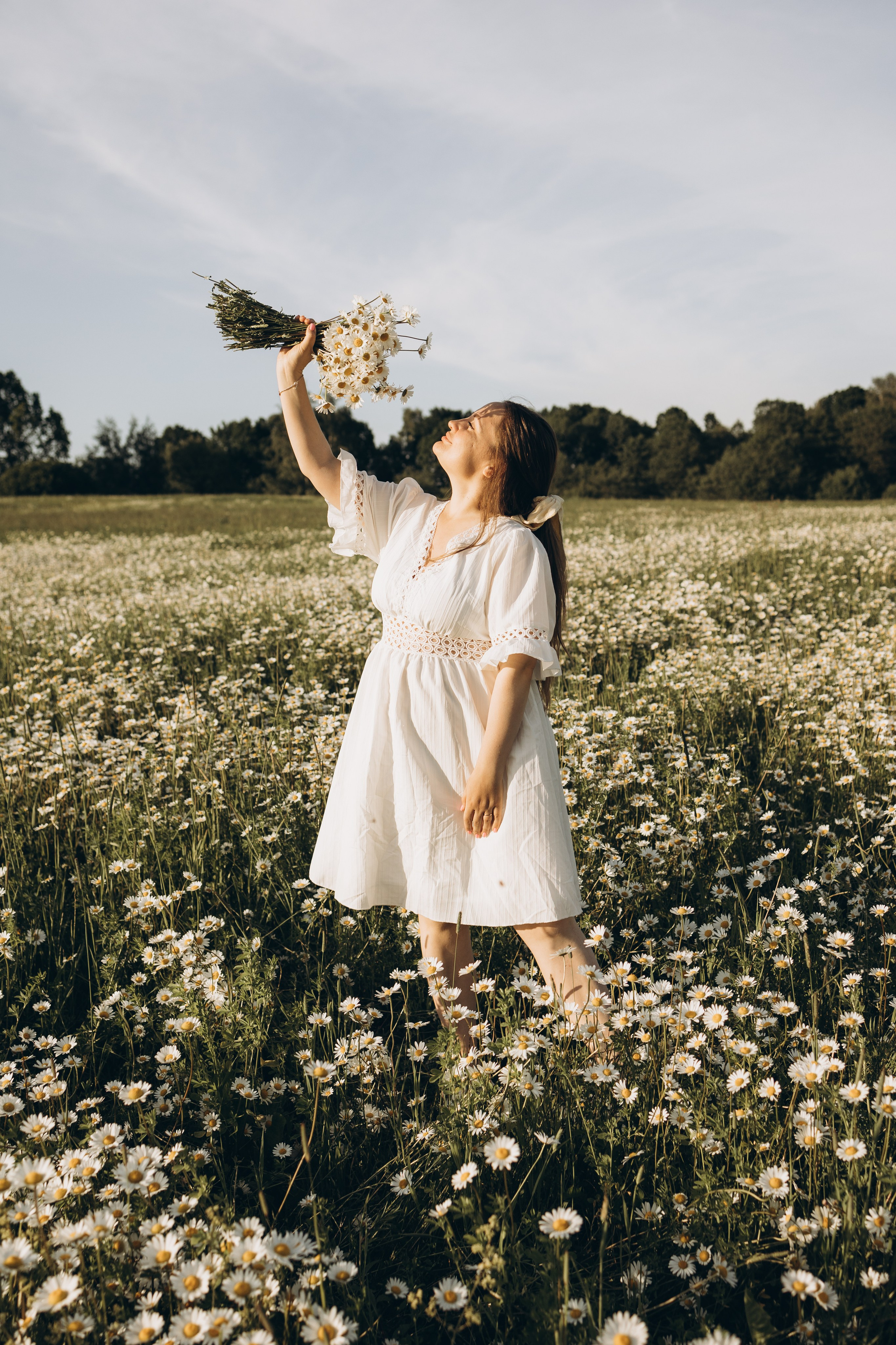 Маша и ромашки. Семейный фотограф в Москве Виктория Ястребинская