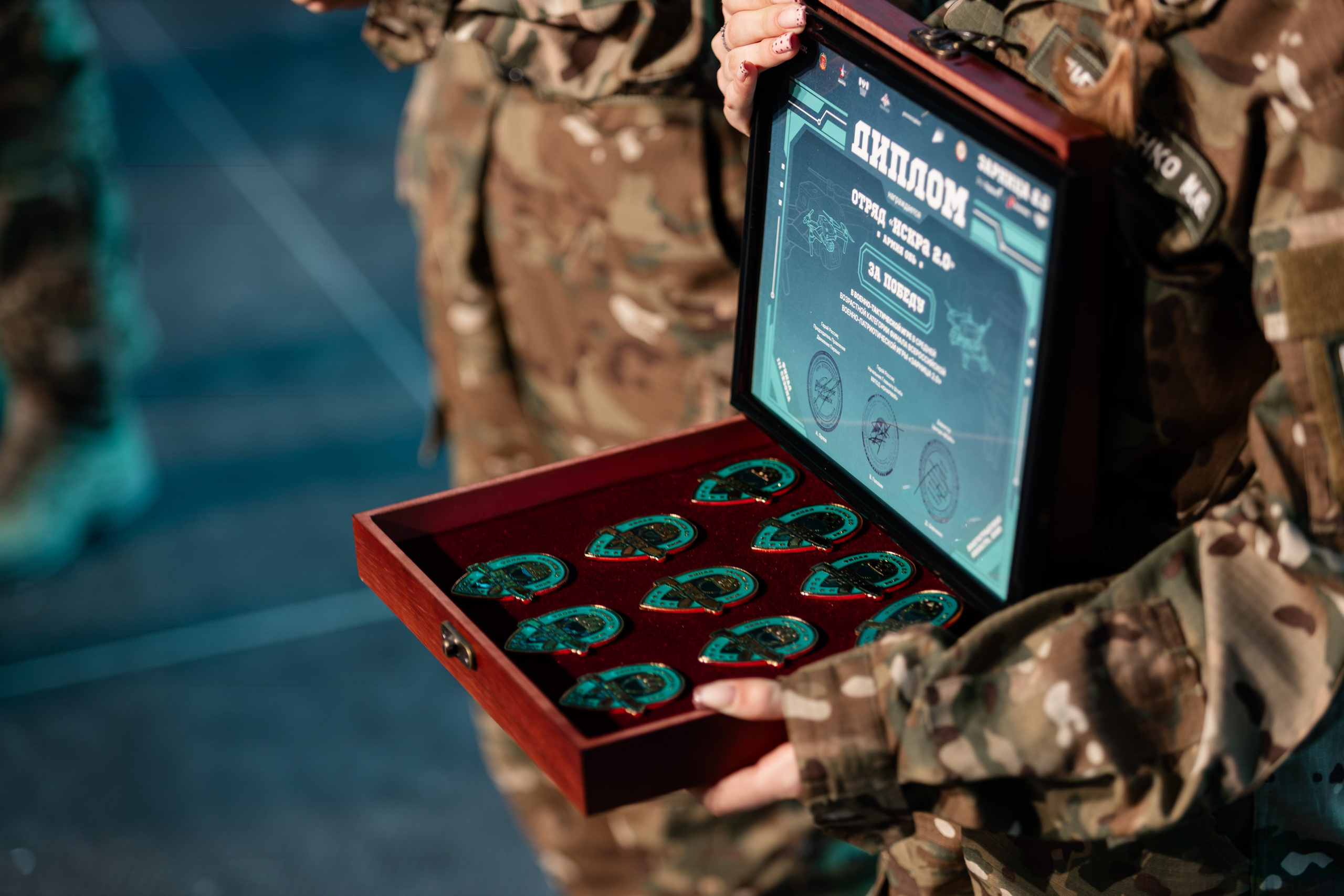 Всероссийская военно-патриотическая игра «Зарница 2.0». Фотограф Табаков Никита