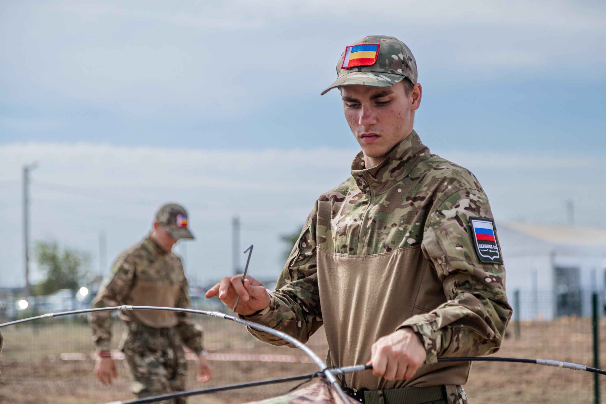 Всероссийская военно-патриотическая игра «Зарница 2.0». Фотограф Табаков Никита