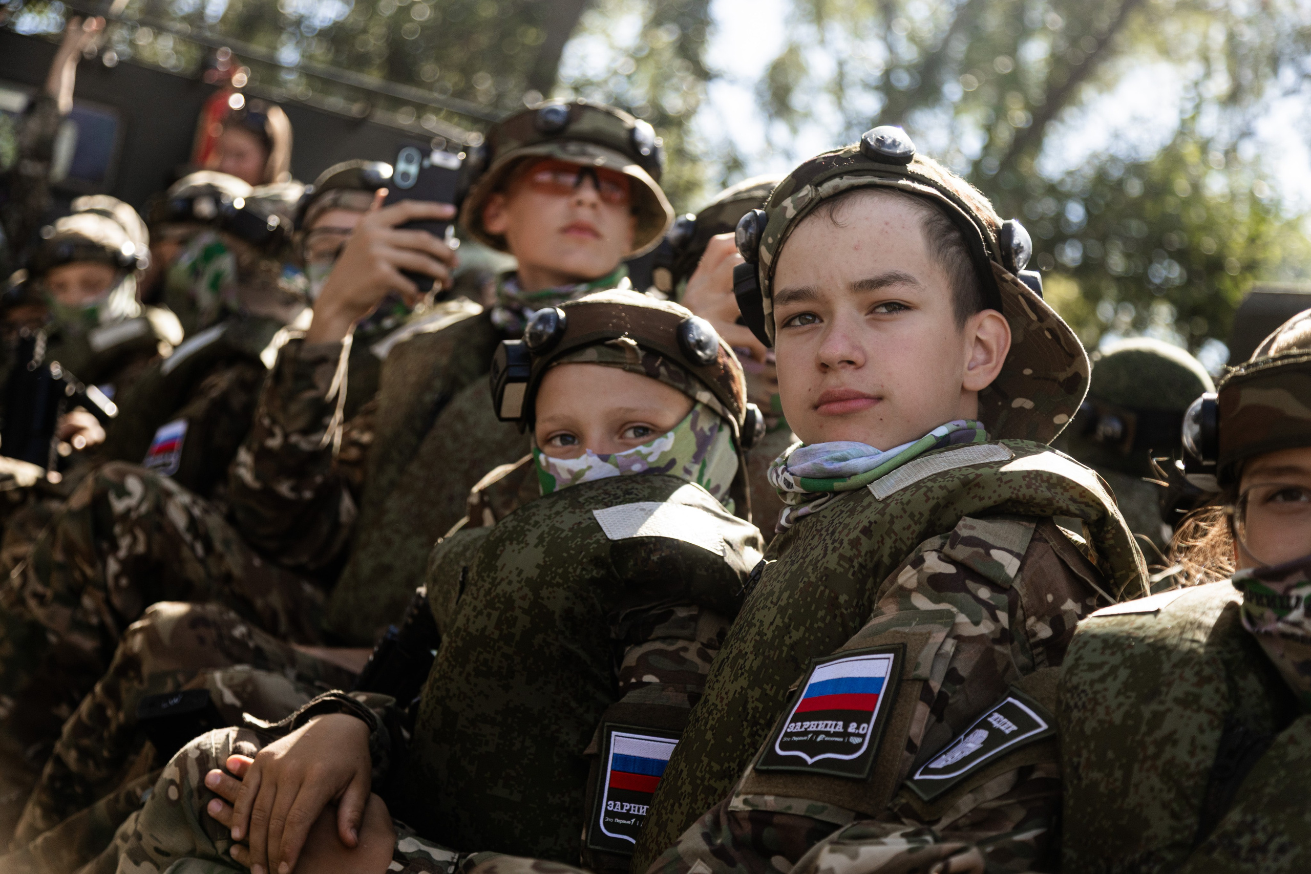 Всероссийская военно-патриотическая игра «Зарница 2.0». Фотограф Табаков Никита