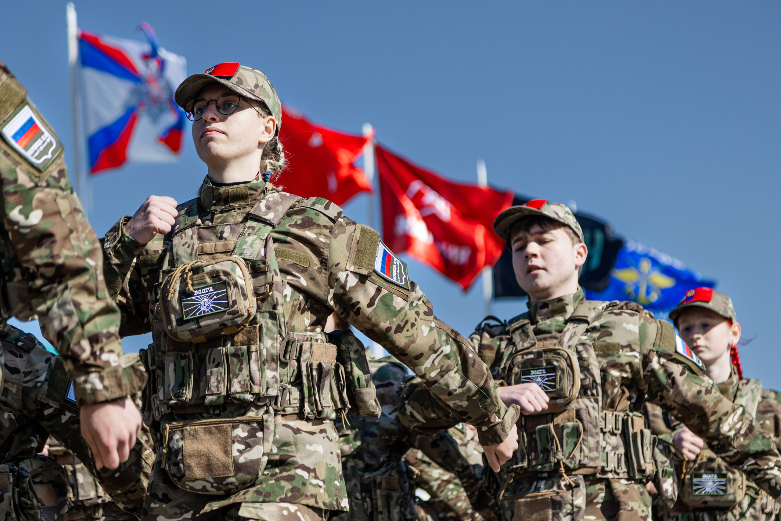 Всероссийская военно-патриотическая игра «Зарница 2.0». Фотограф Табаков Никита