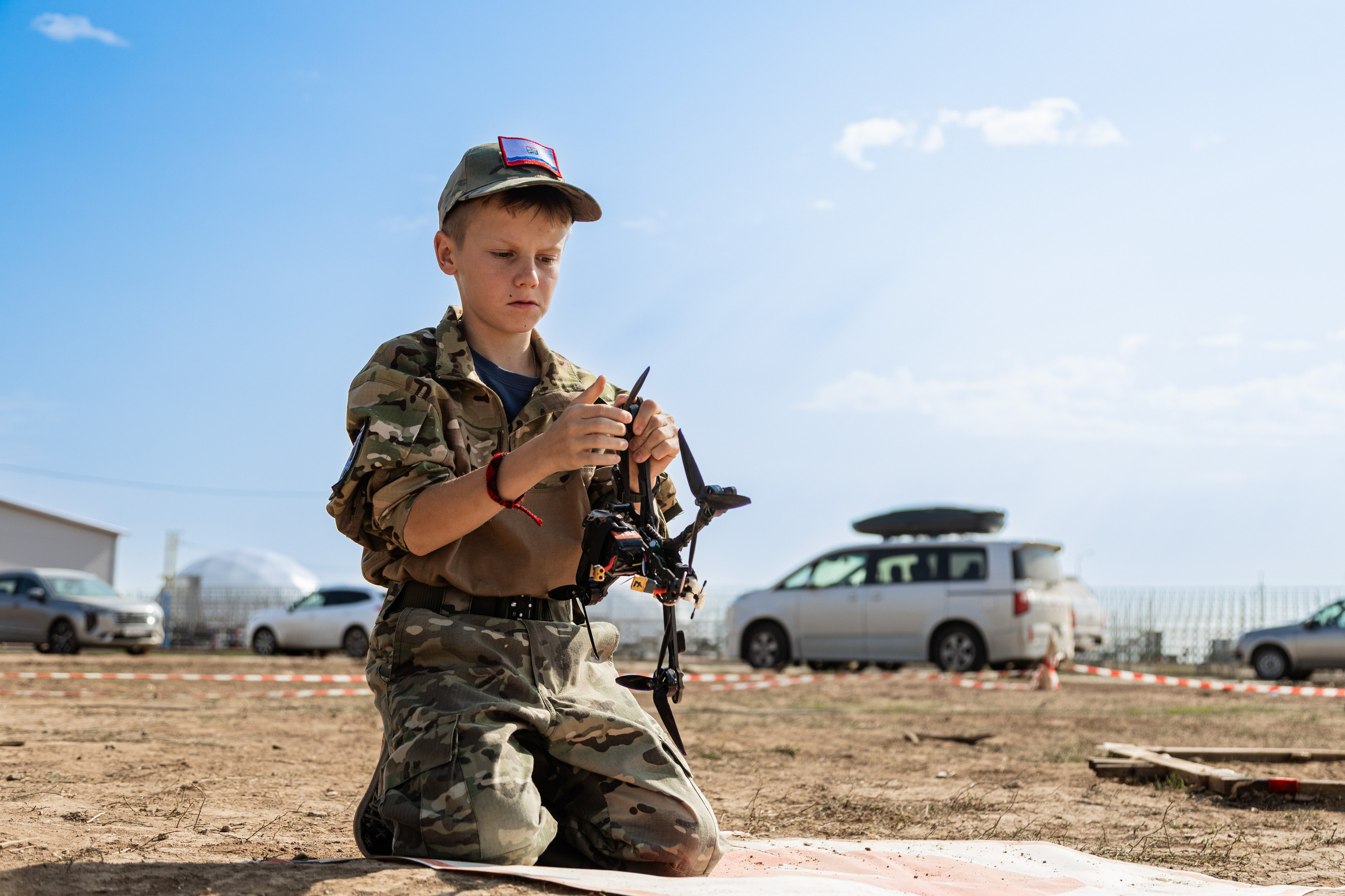 Всероссийская военно-патриотическая игра «Зарница 2.0». Фотограф Табаков Никита