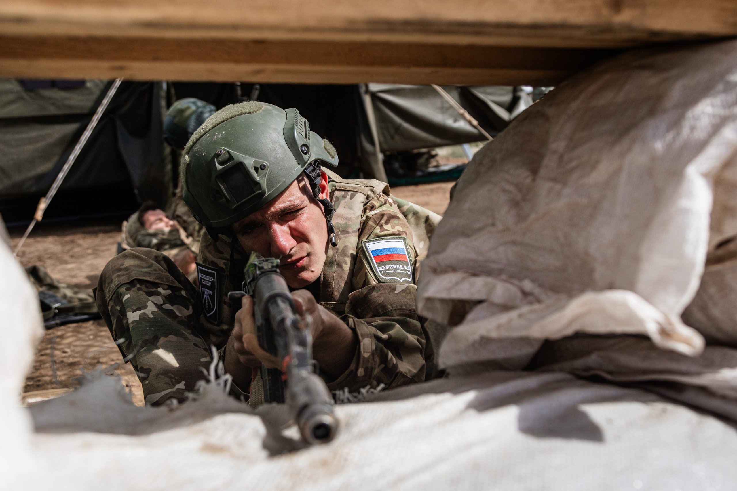 Всероссийская военно-патриотическая игра «Зарница 2.0». Фотограф Табаков Никита