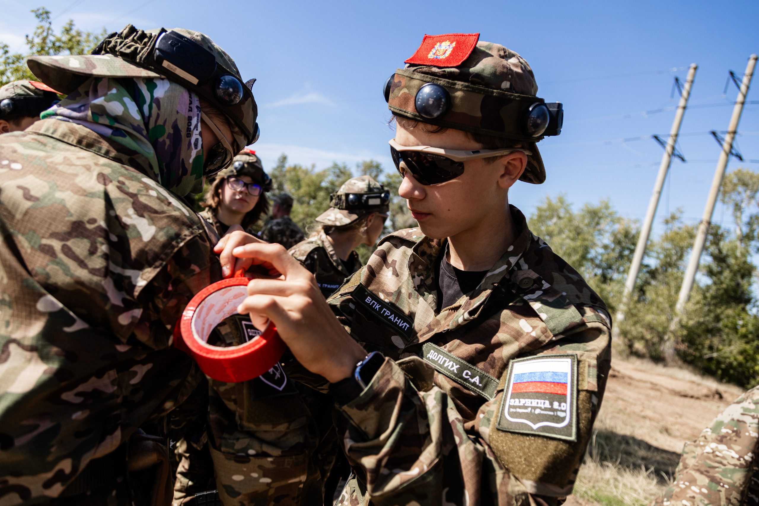Всероссийская военно-патриотическая игра «Зарница 2.0». Фотограф Табаков Никита