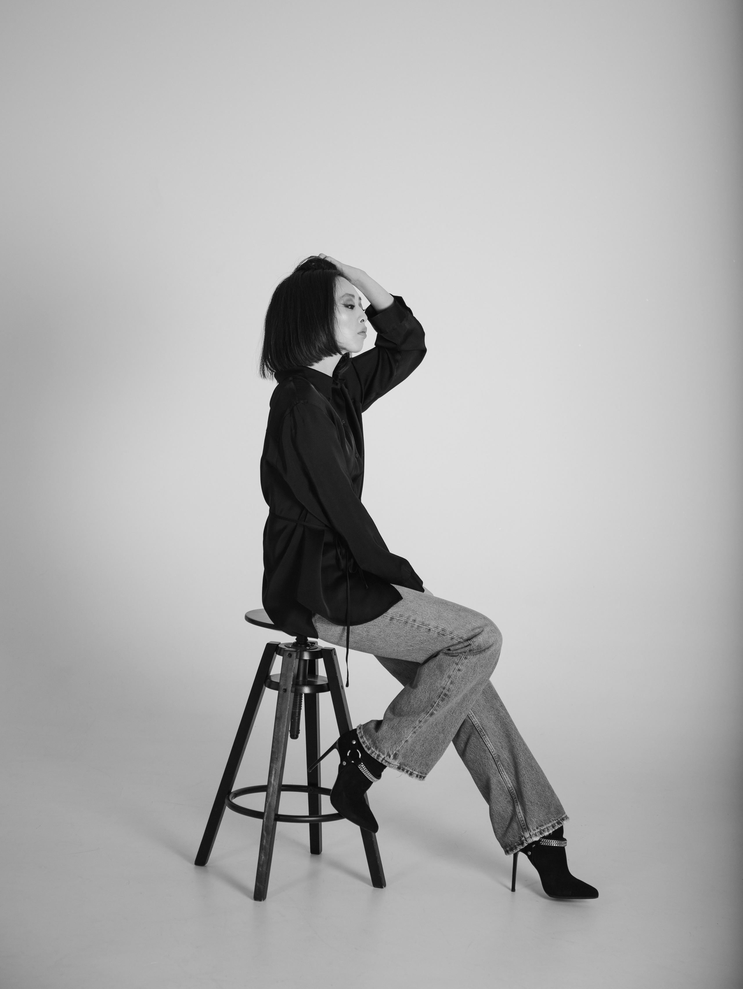 На циклораме. Свадебный и семейный фотограф в Москве Мила Широких