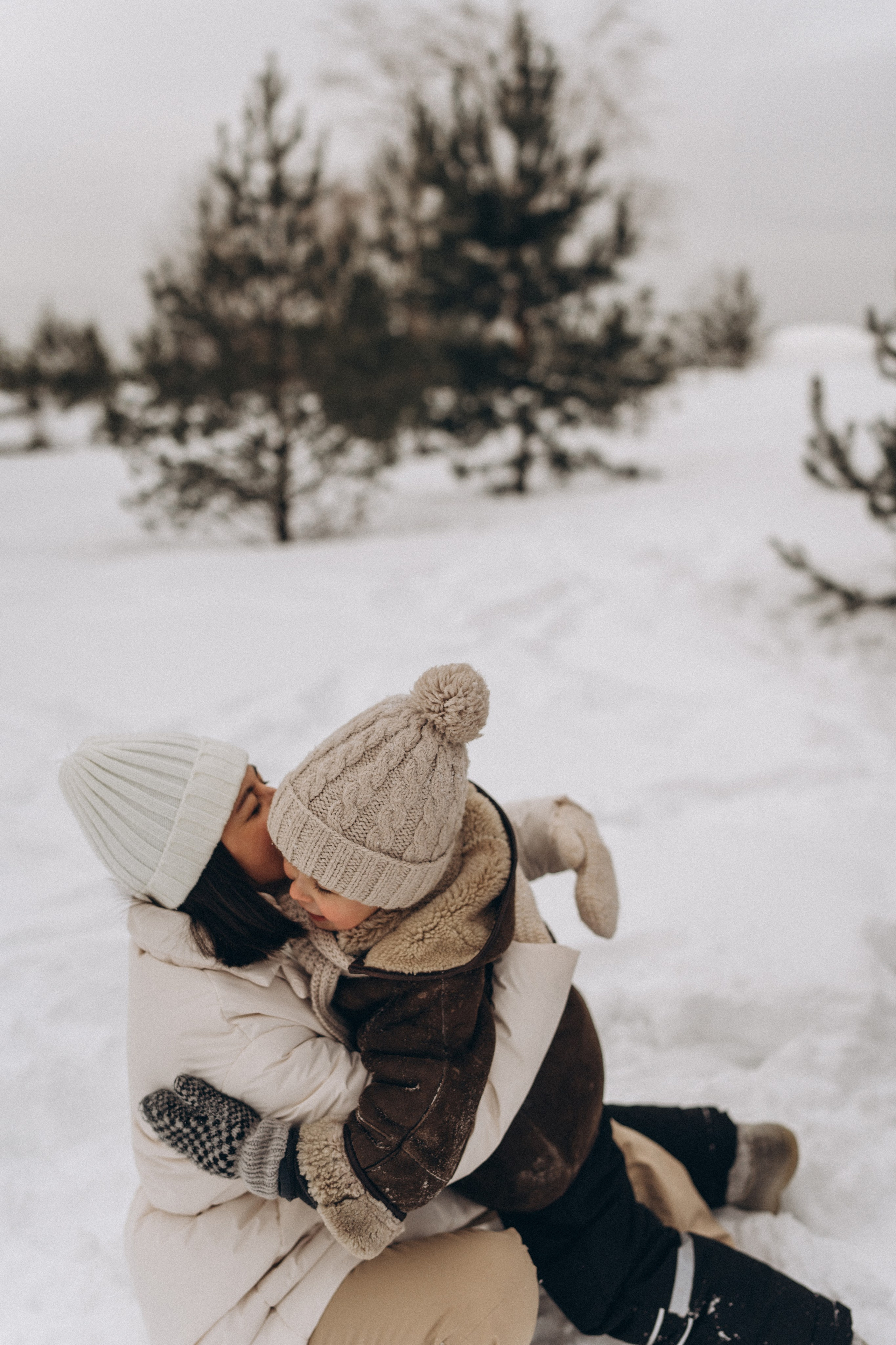 Зимняя семейная фотосессия. Детский, семейный и ньюборн фотограф в Москве Юлия Шуарт