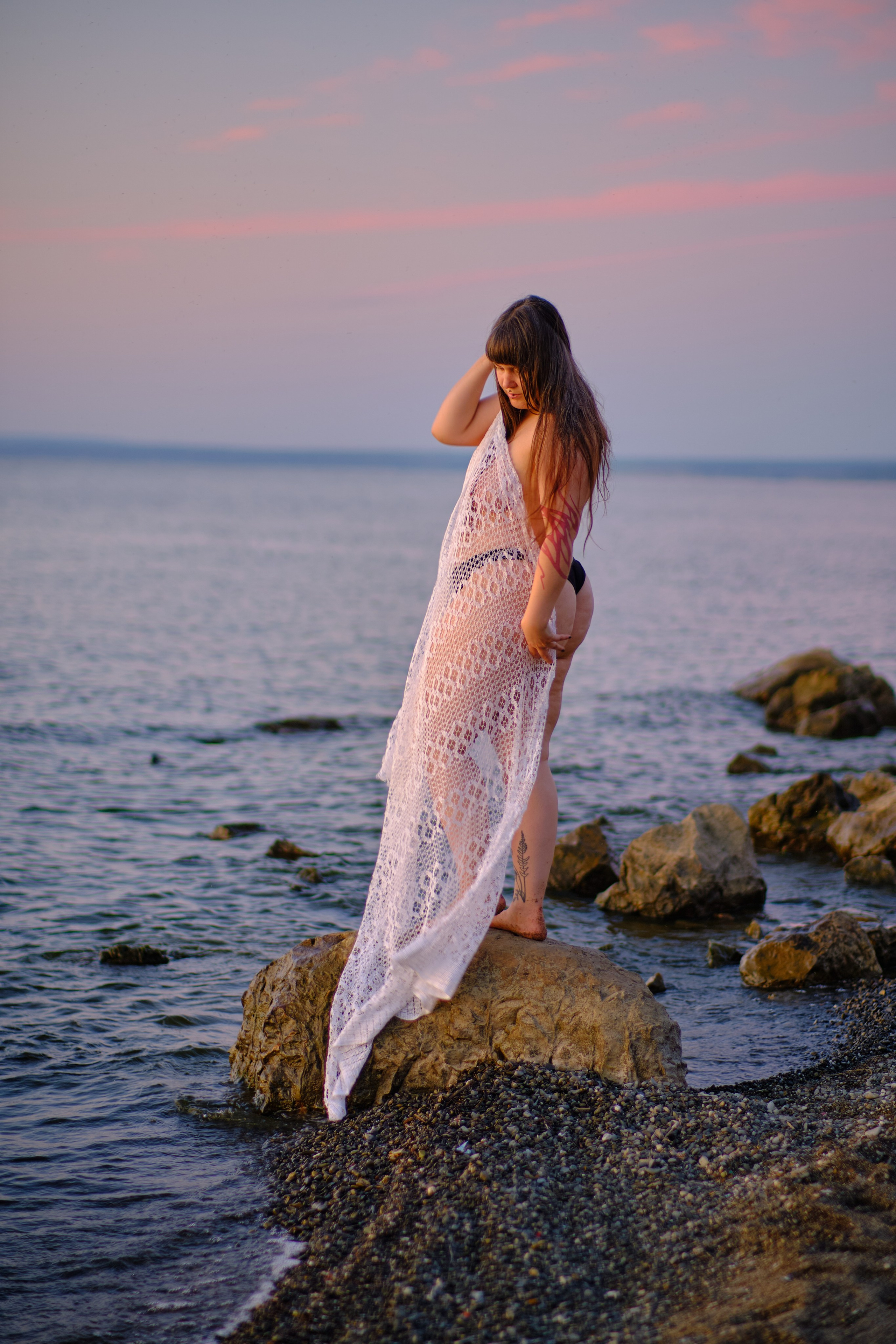 Евгения. Рассвет на пляже