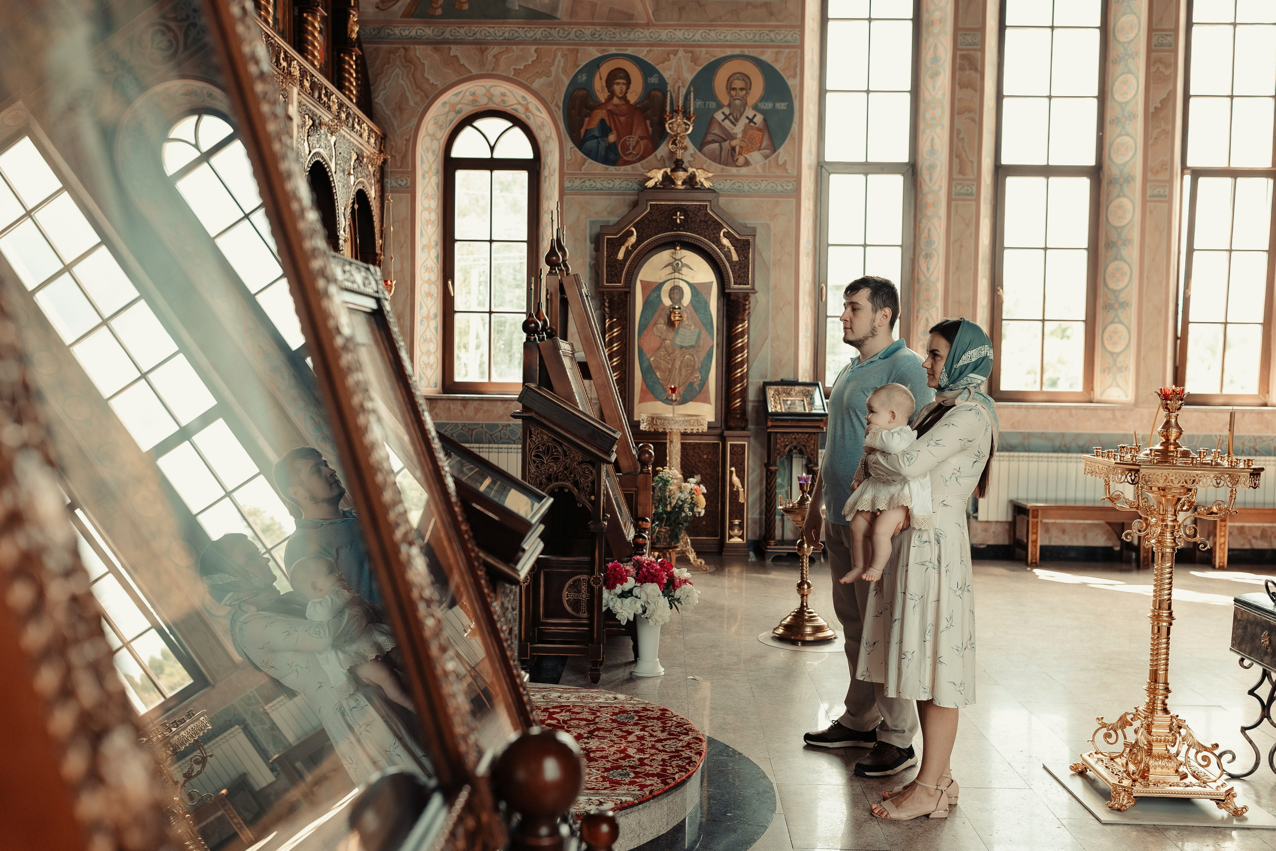 Фото съемка таинства крещения в Нижнем Новгороде. Алексей Шаров — свадебный и репортажный фотограф в Нижнем Новгороде