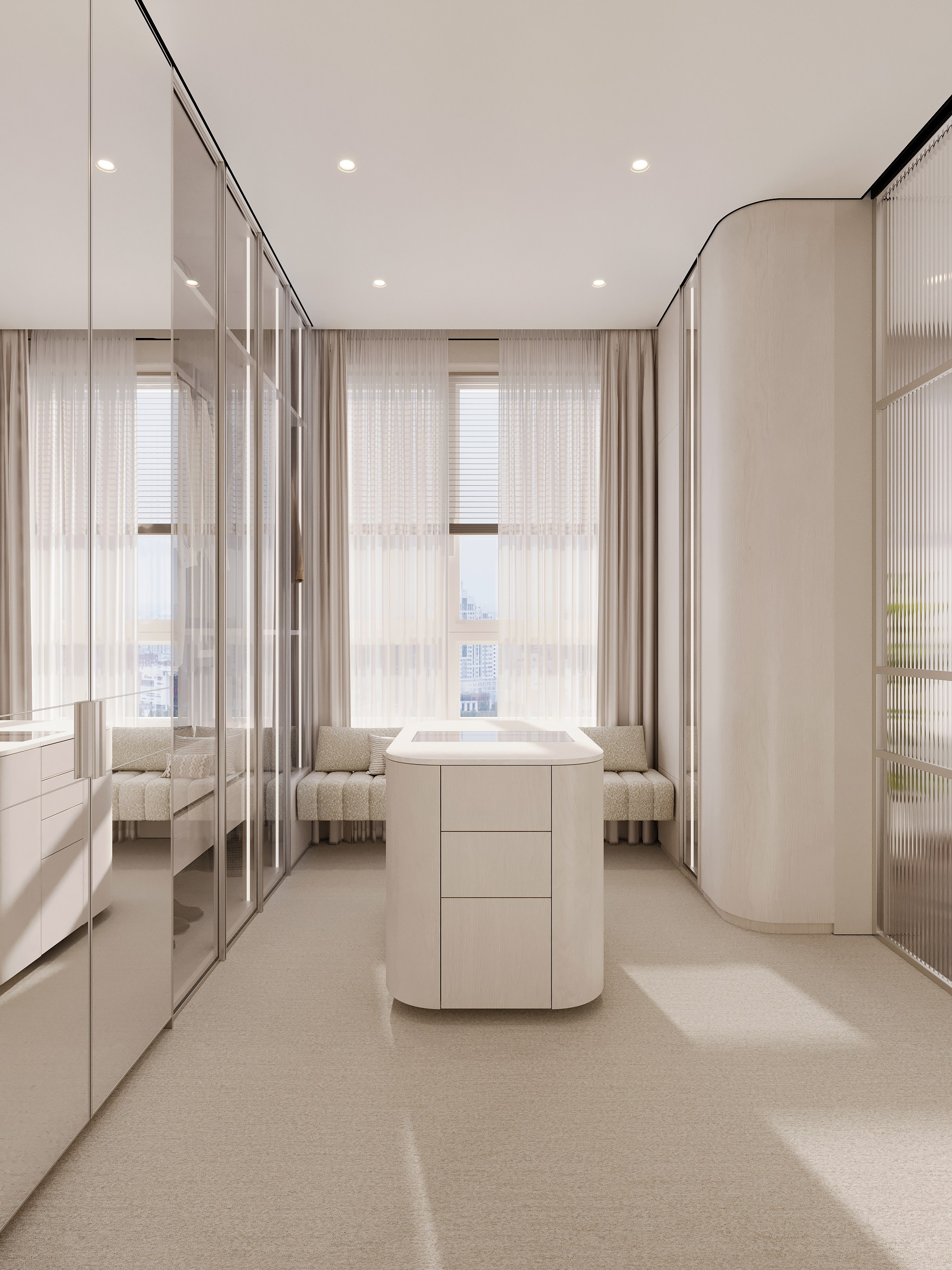 ЖК «Аль-Фараби 27», 73 м². Room Design Studio