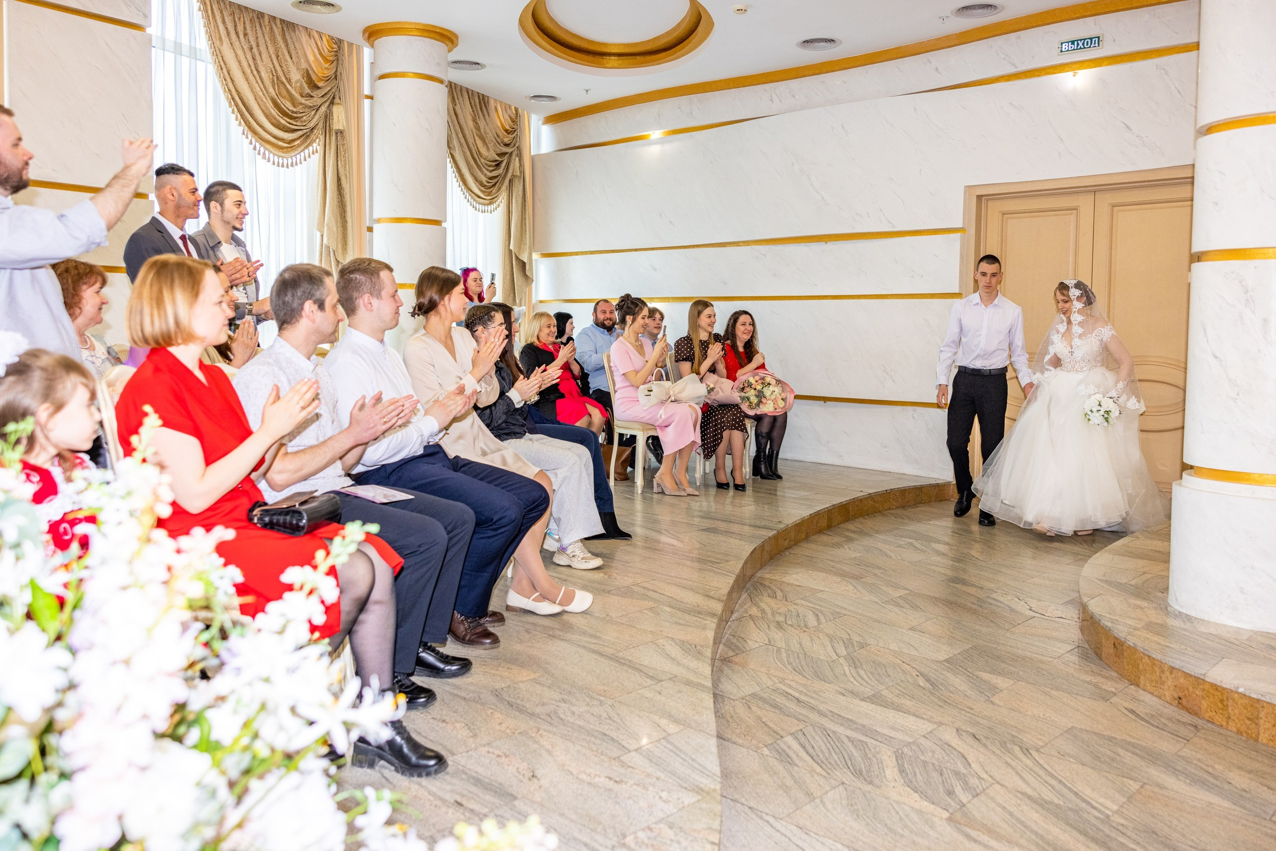 Пример одной свадьбы ЗАГС, ресторан. Фотограф в Туле Крупский АнДРей. Фотостудия «КАДР71» в Туле