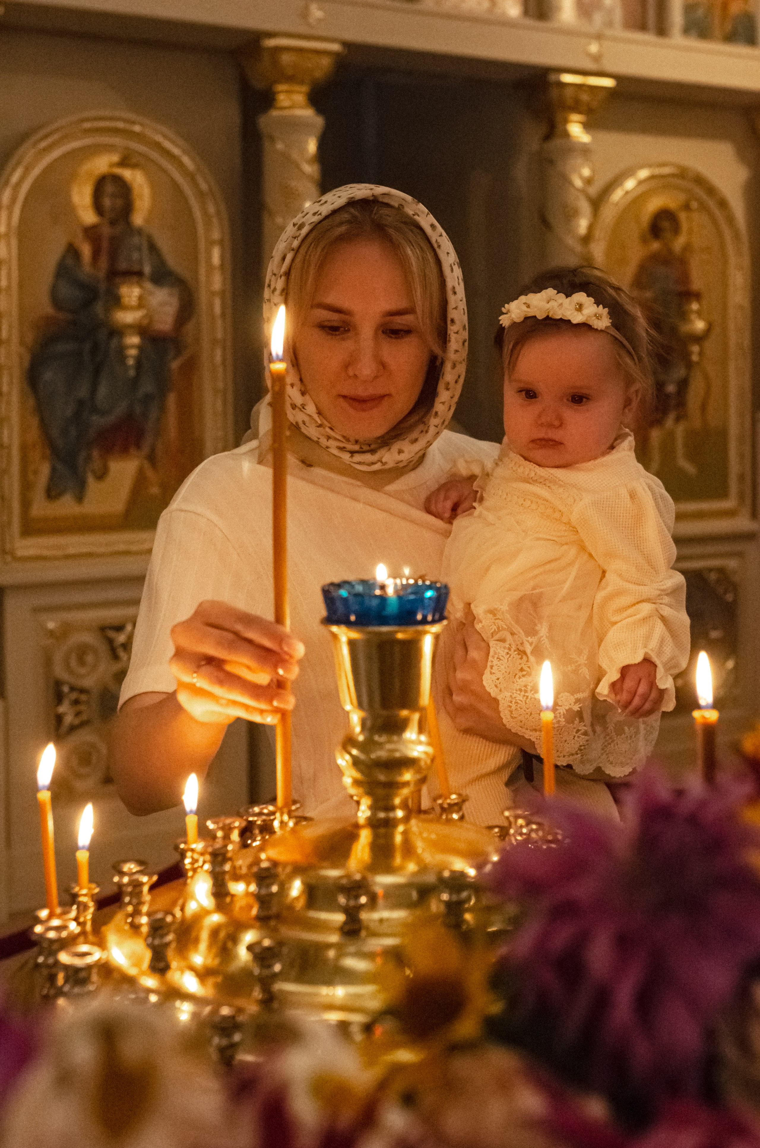 Таинство крещения Полины. Семейный фотограф в Барнауле Ирина Ястребова
