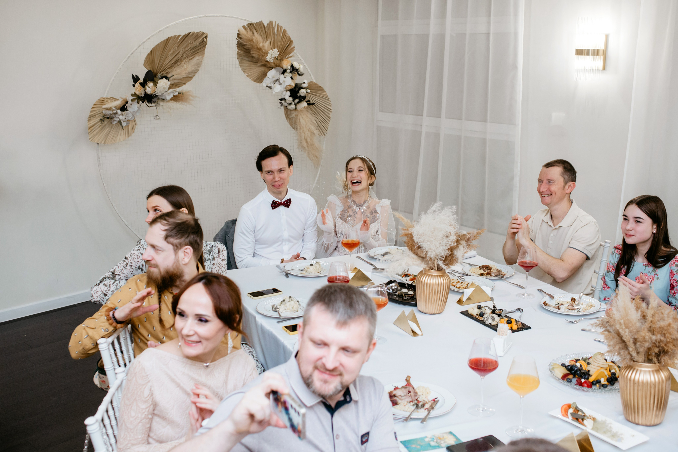 Свадебный банкет Анна и Дмитрия. Фотограф в Челябинске Ополихина Анна