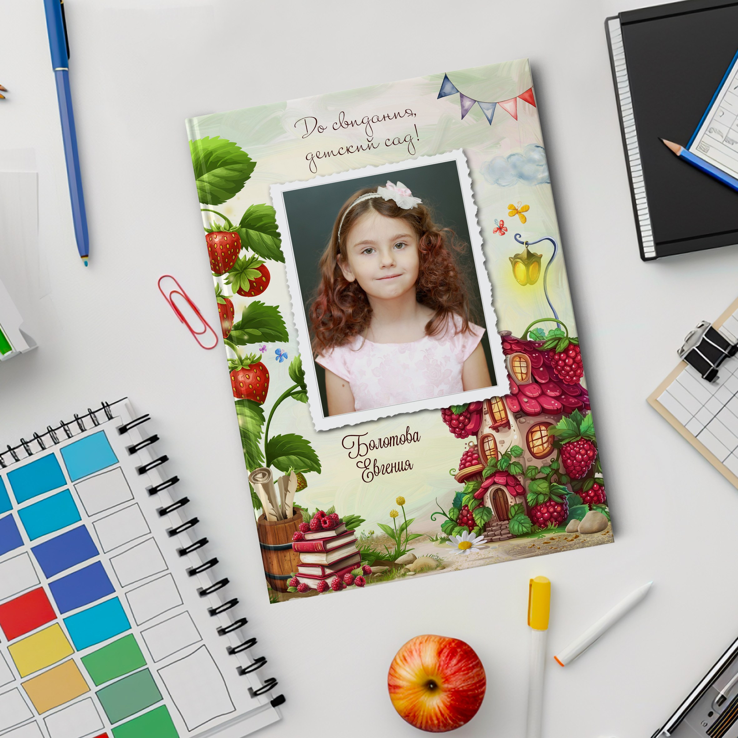 Альбом 2 разворота ДС. Medlori fotobook Выпускные альбомы в Липецке Лариса Медведева