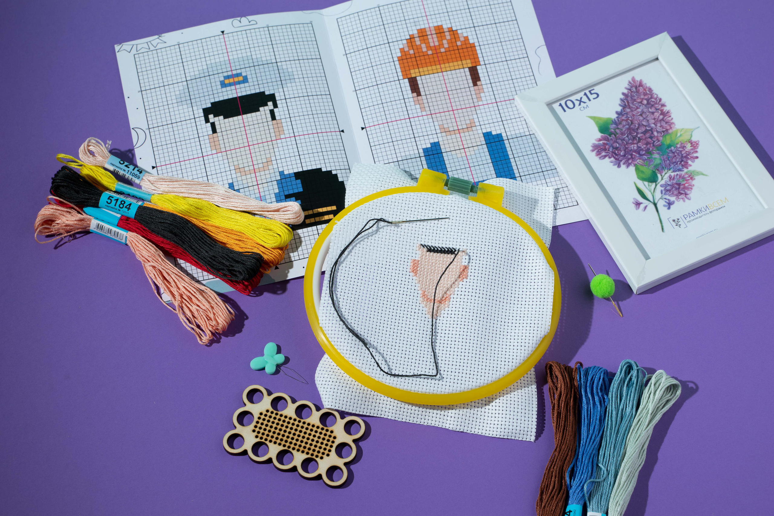 НАБОР ДЛЯ ВЫШЕВАНИЯ. Предметный и фуд-фотограф в Челябинске Руднева Юлия