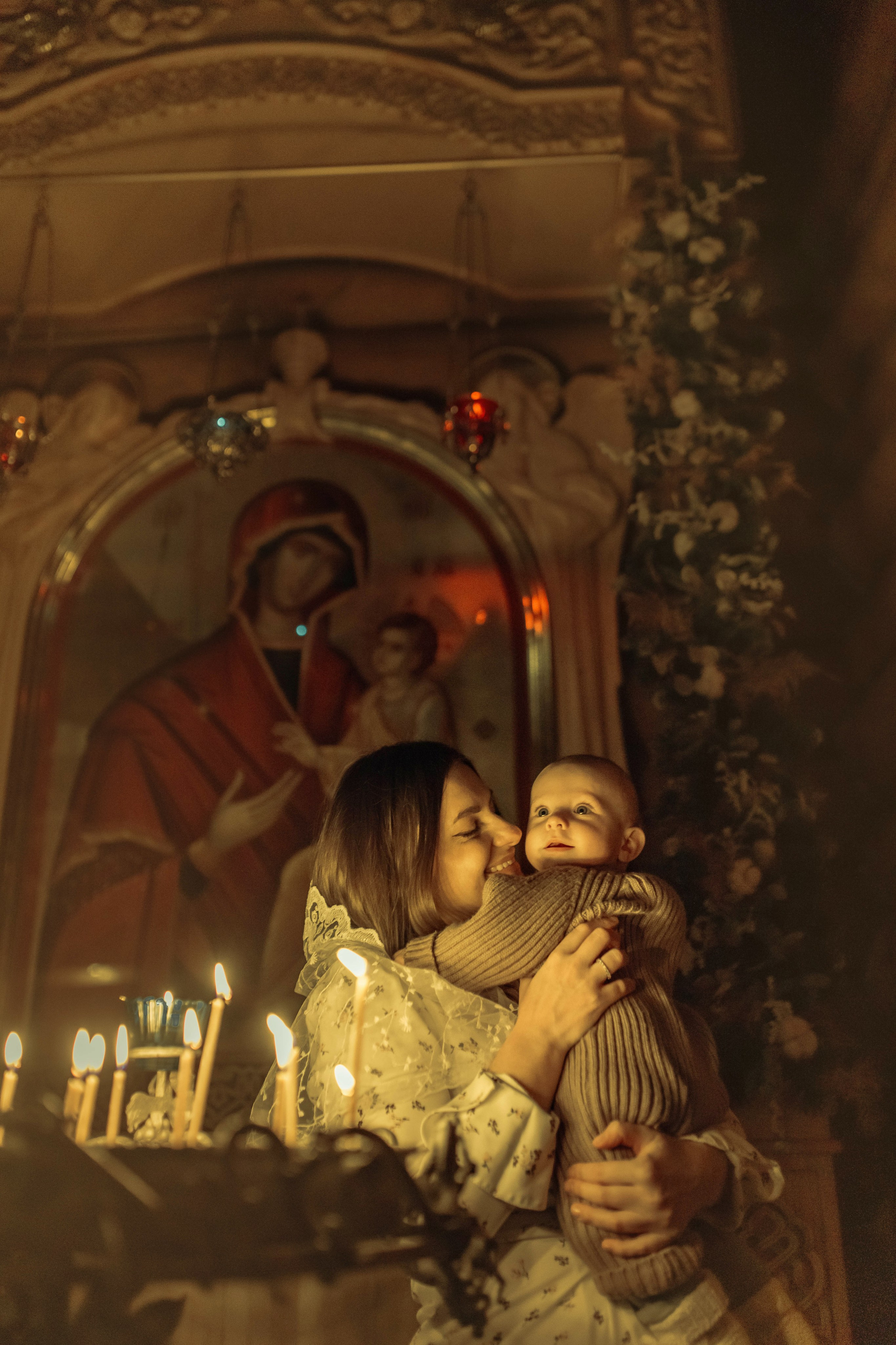 Крещение Матвея, храм Святой Троицы, декабрь 2025