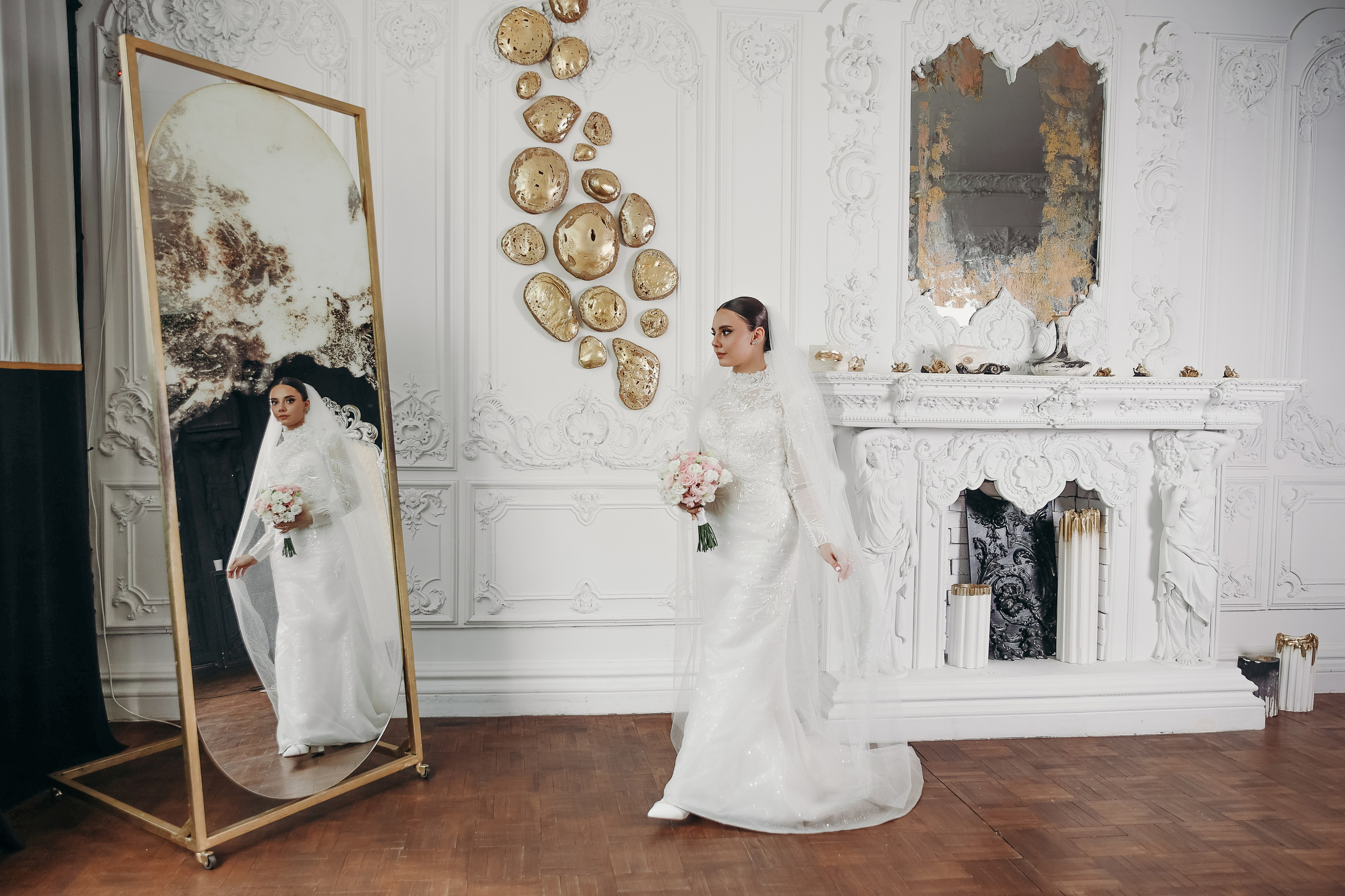 Свадебная фотосессия в фотостудии «Hram» 24.08.2024. Свадебный и семейный фотограф Виолетта Сидельникова. Краснодар, Россия, Беларусь, Европа