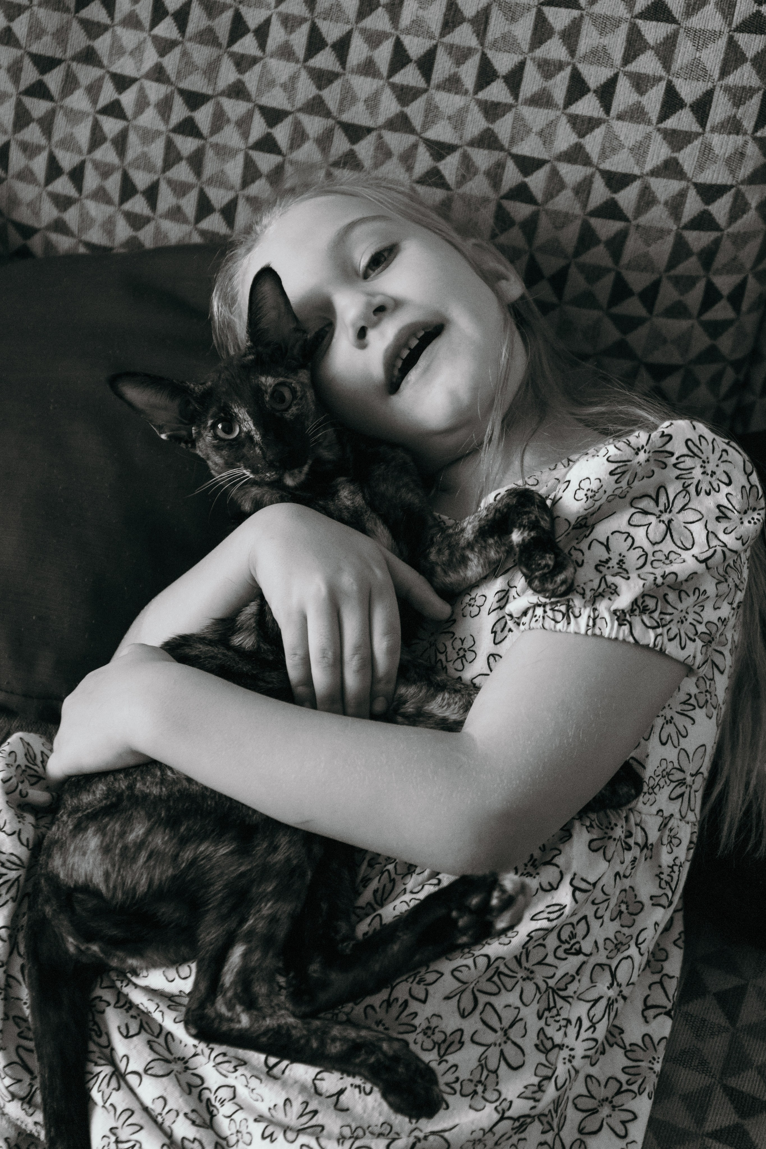 Семья и кошки. Фотограф Елена Балакина (Челябинск)