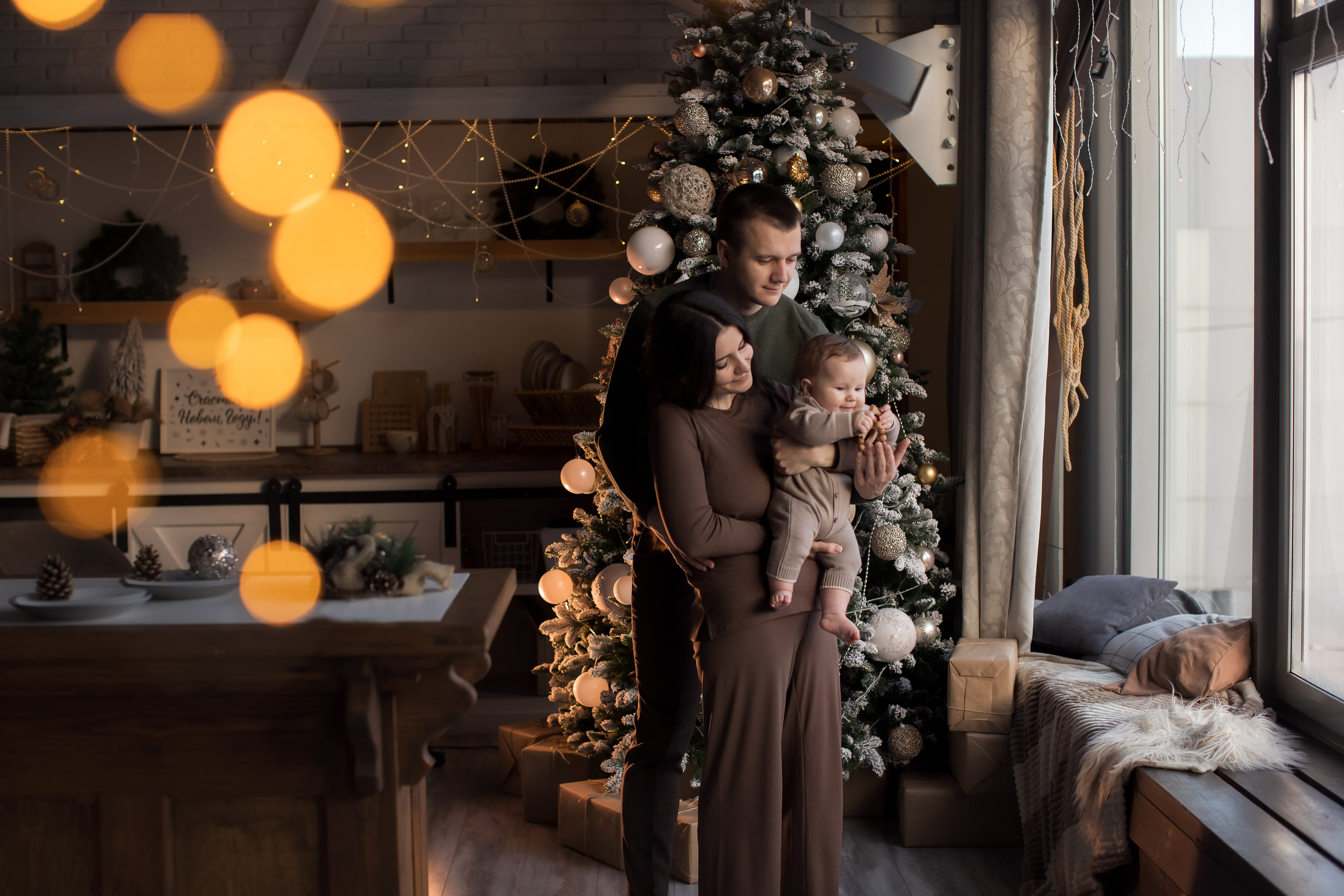 Первый Новый год. Семейный и детский фотограф в Саратове Полина Коткина