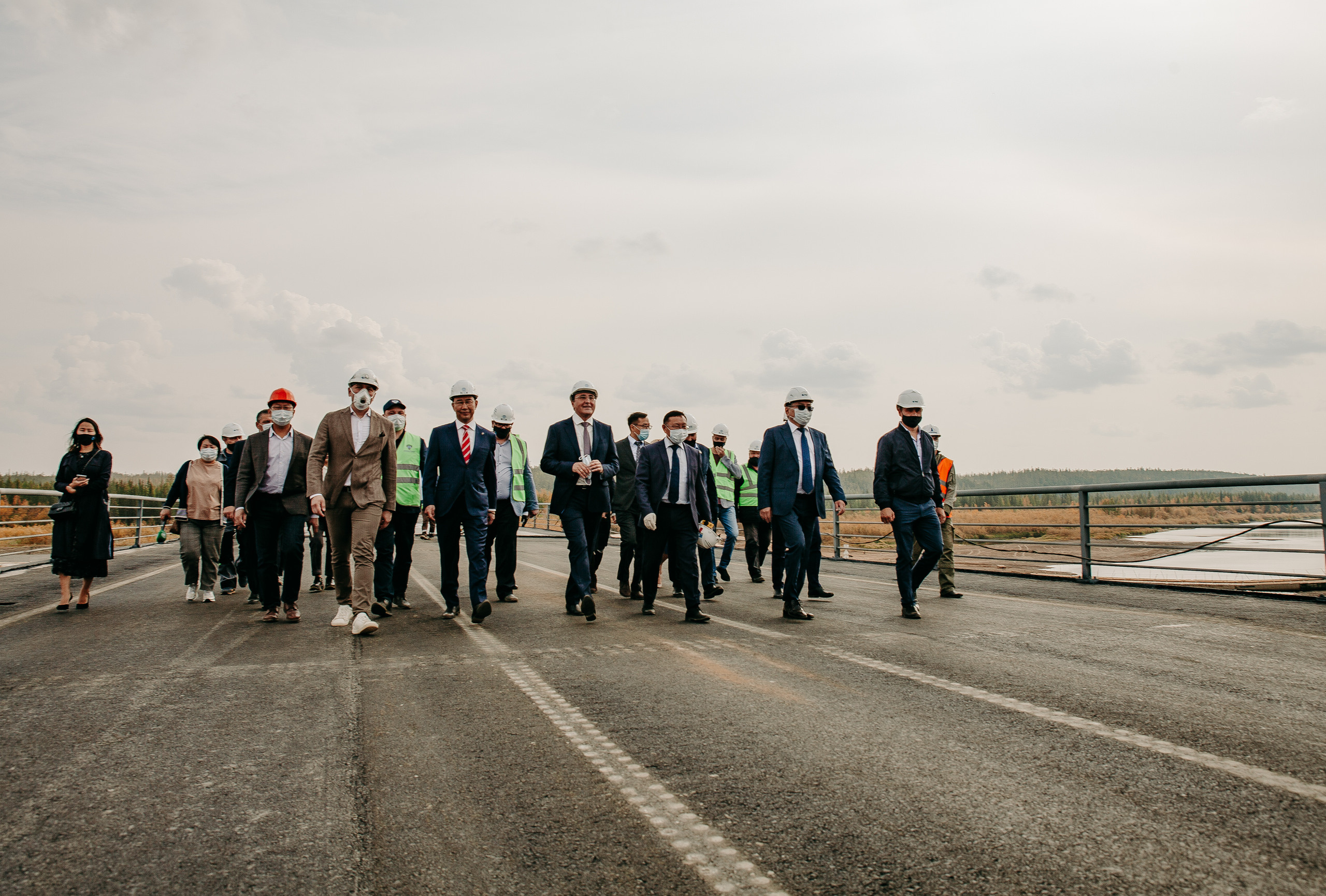 Глава Якутии. Якутск. РНГ.Мост. Репортаж.Росавтодор.Алроса