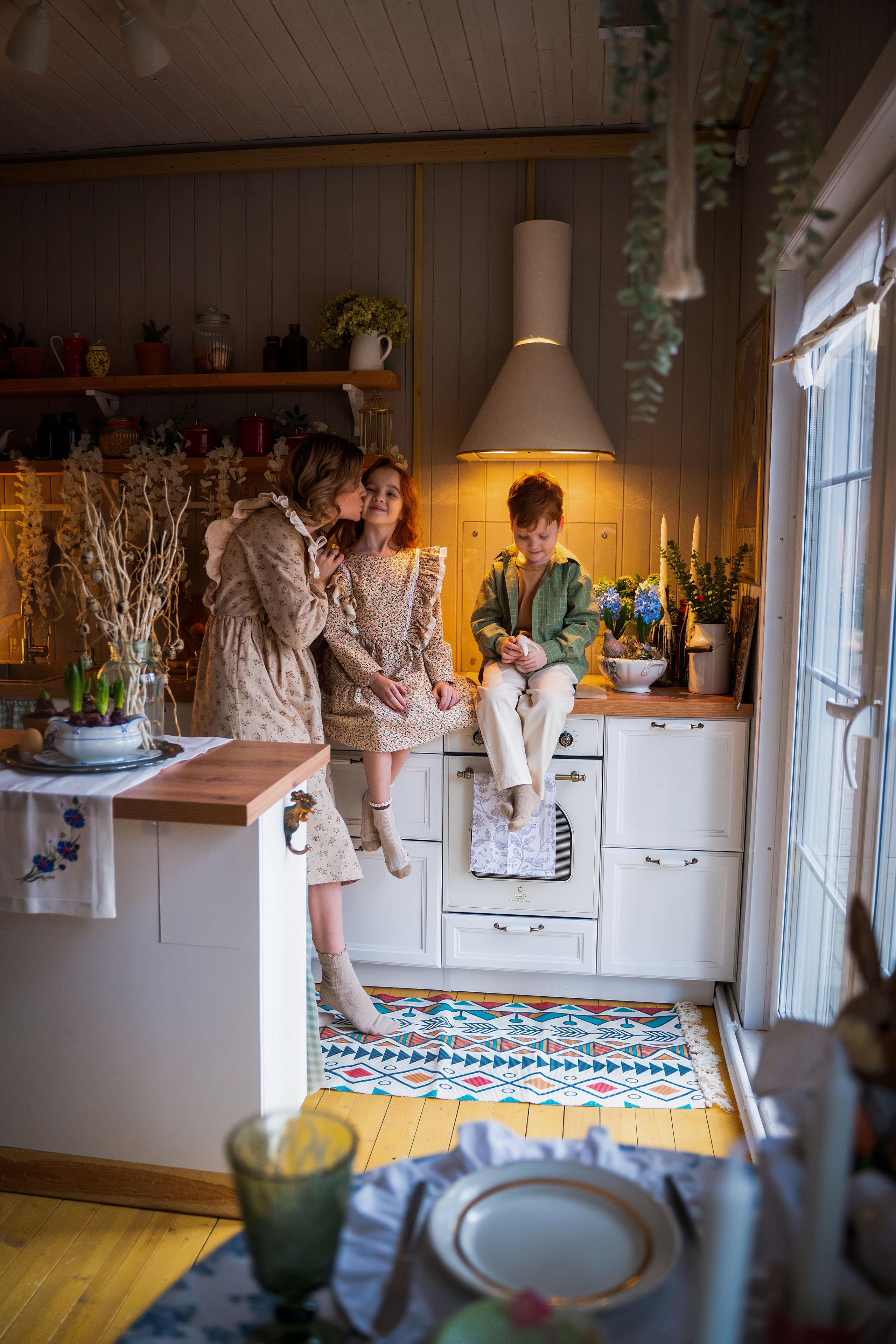 Маша и детки. Фотограф Мария Орлова