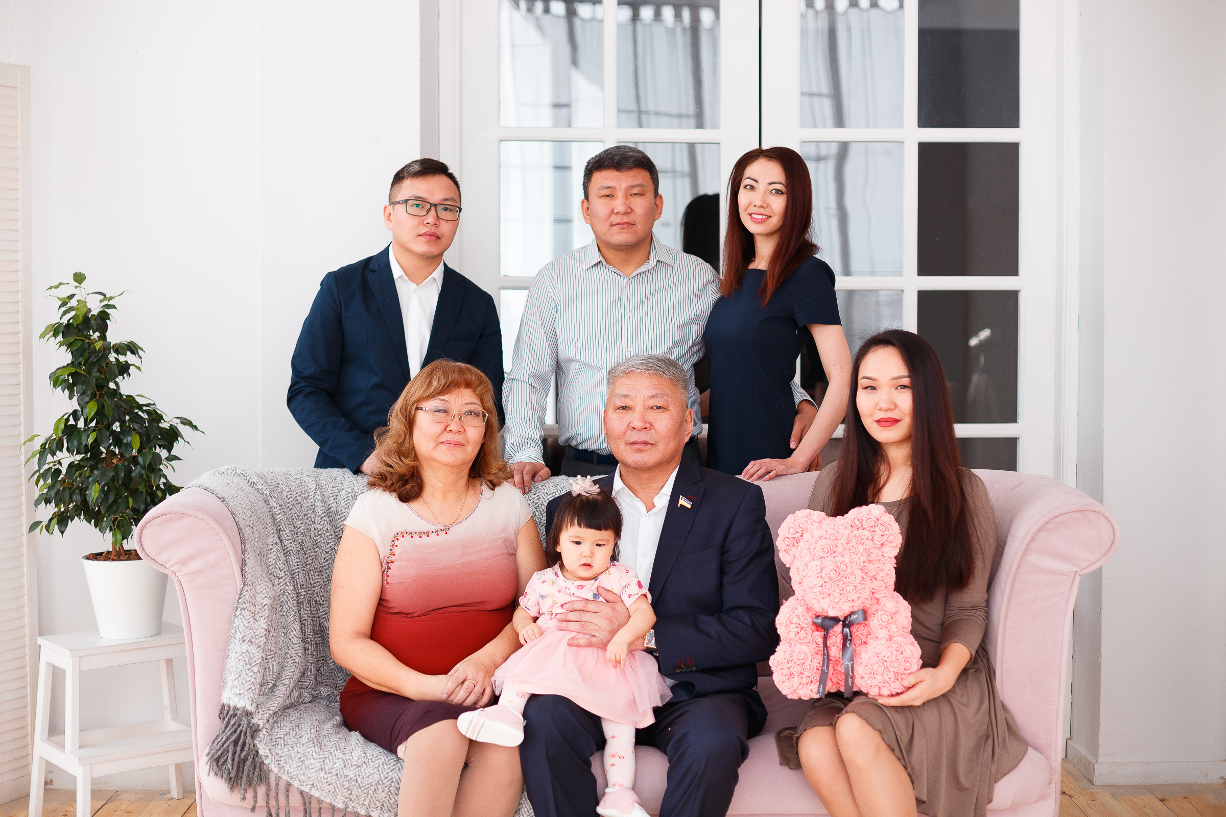 Семейная фотосессия в студии/дома. Семейный и детский фотограф в г. Улан-Удэ