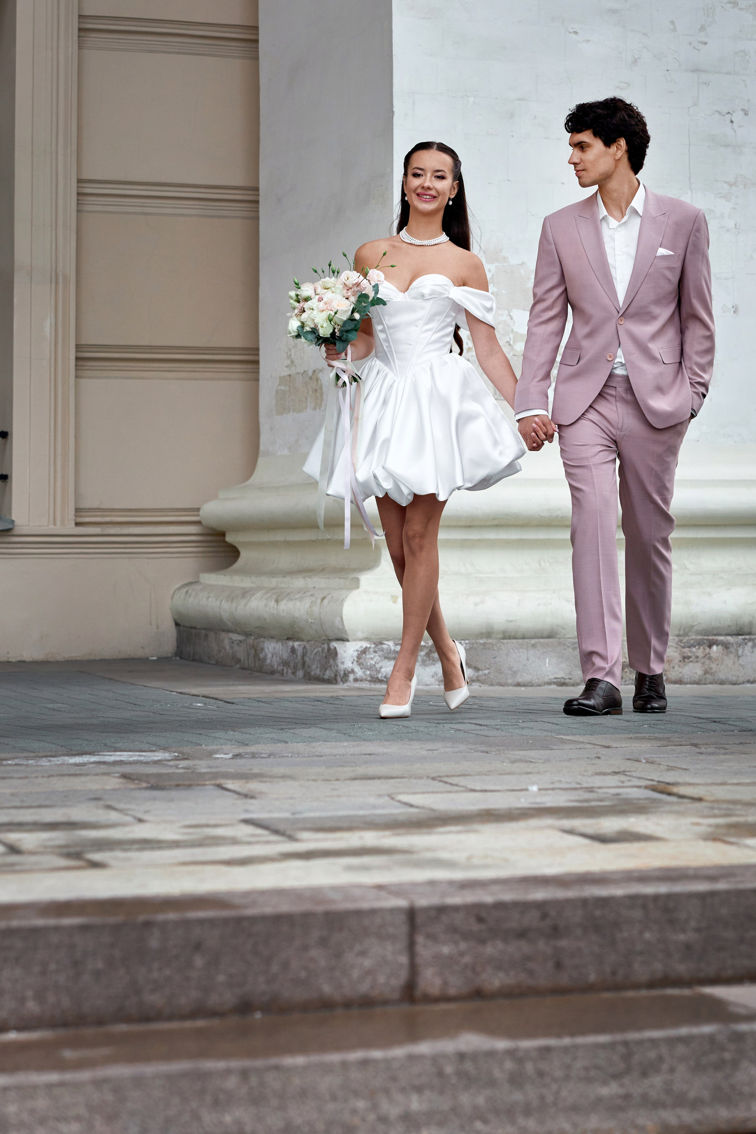 Свадебная прогулка в центре Москвы