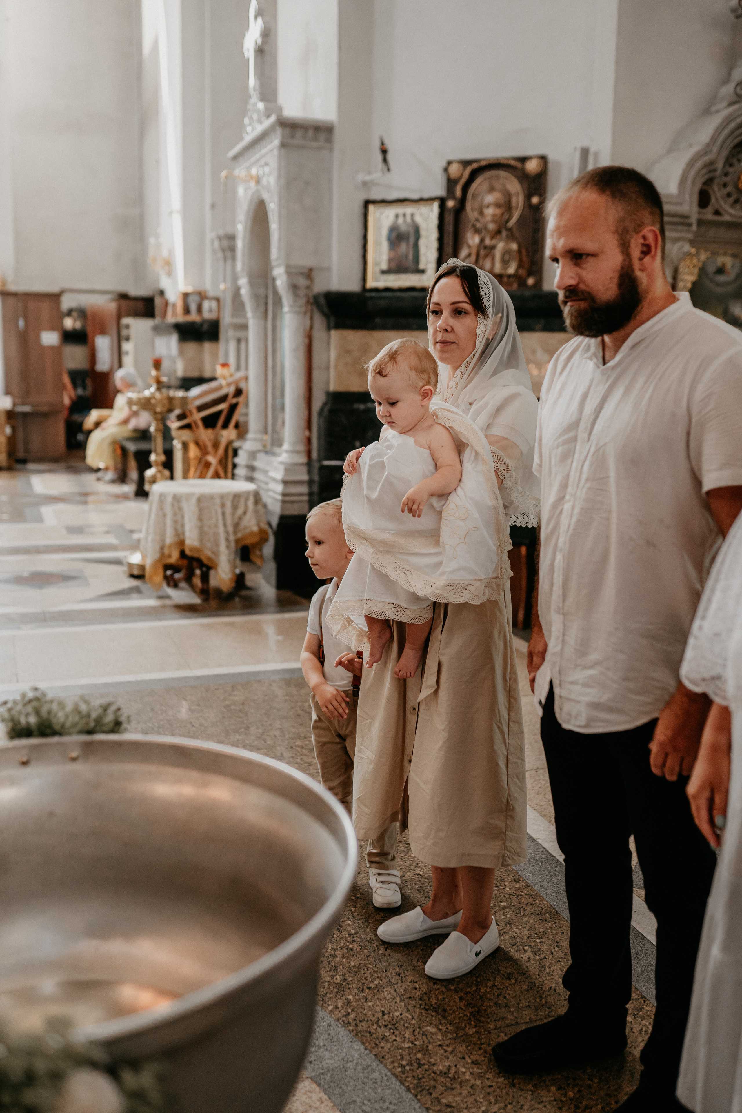 Крещение Стеши. Семейный и детский фотограф в Краснодаре