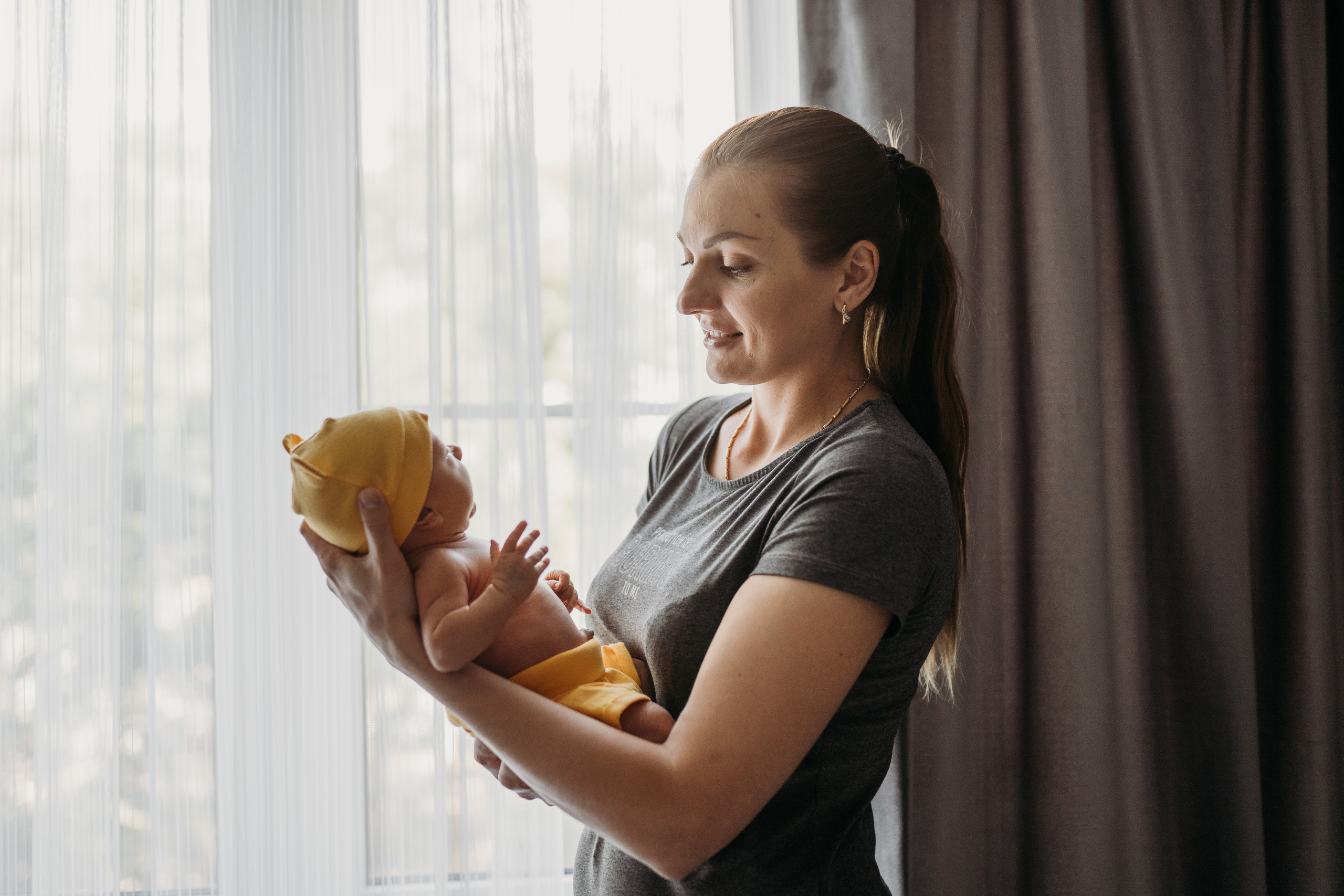 Новый человек в семье Оли. Семейный и детский фотограф в Краснодаре
