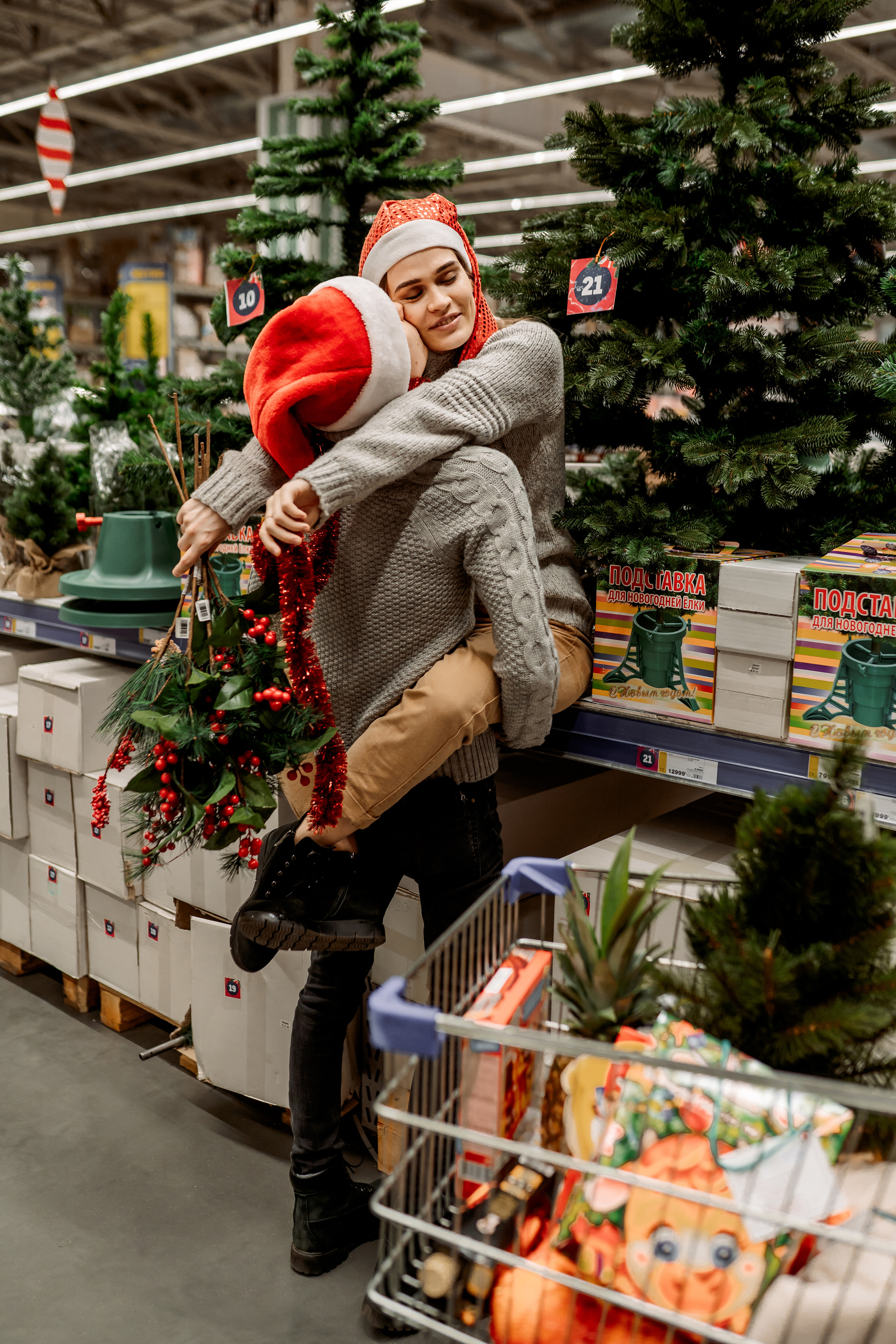 Веселье в супермаркете. Семейный и детский фотограф в Краснодаре
