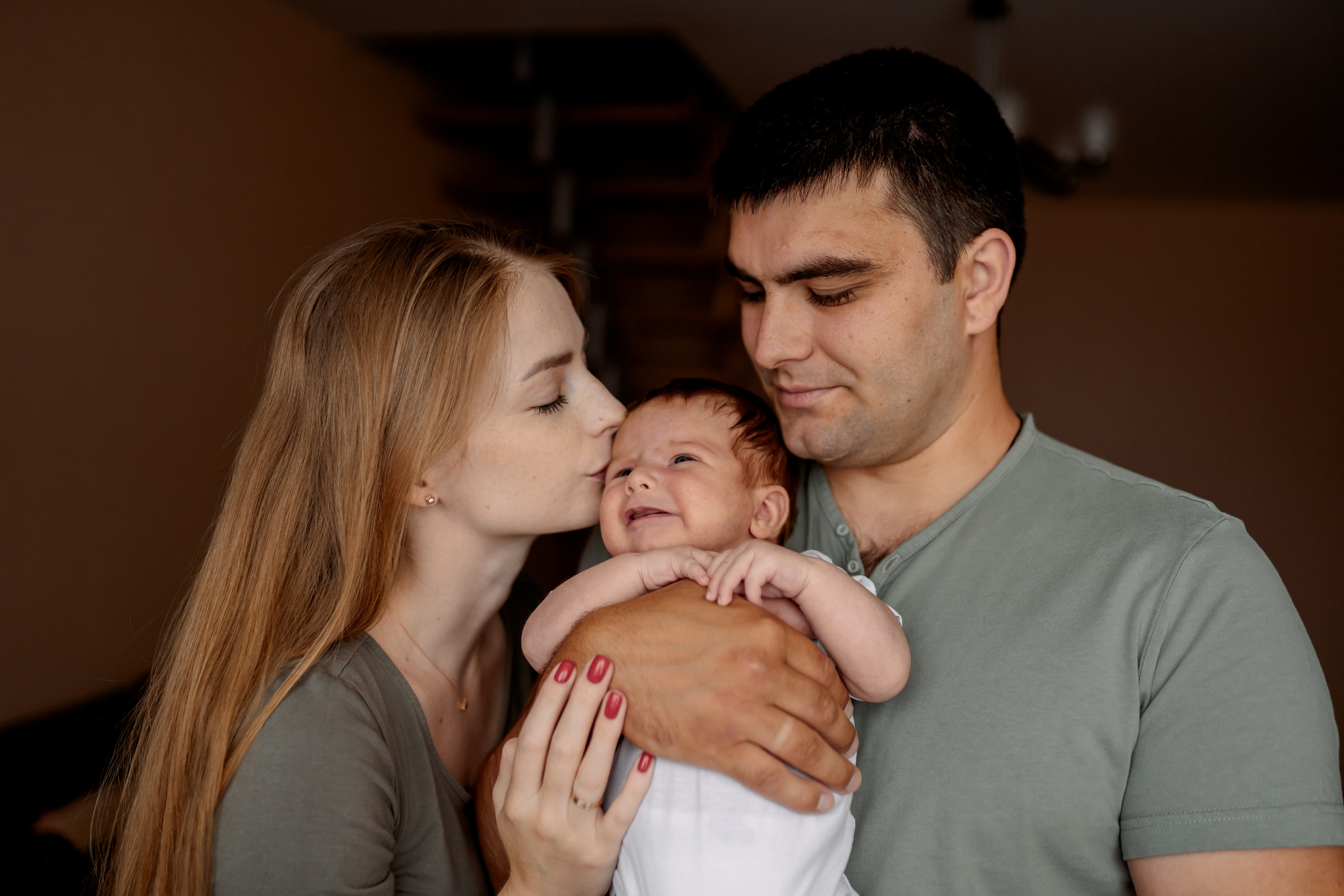 Новый человечек в семье Эли и Ираклия. Семейный и детский фотограф в Краснодаре