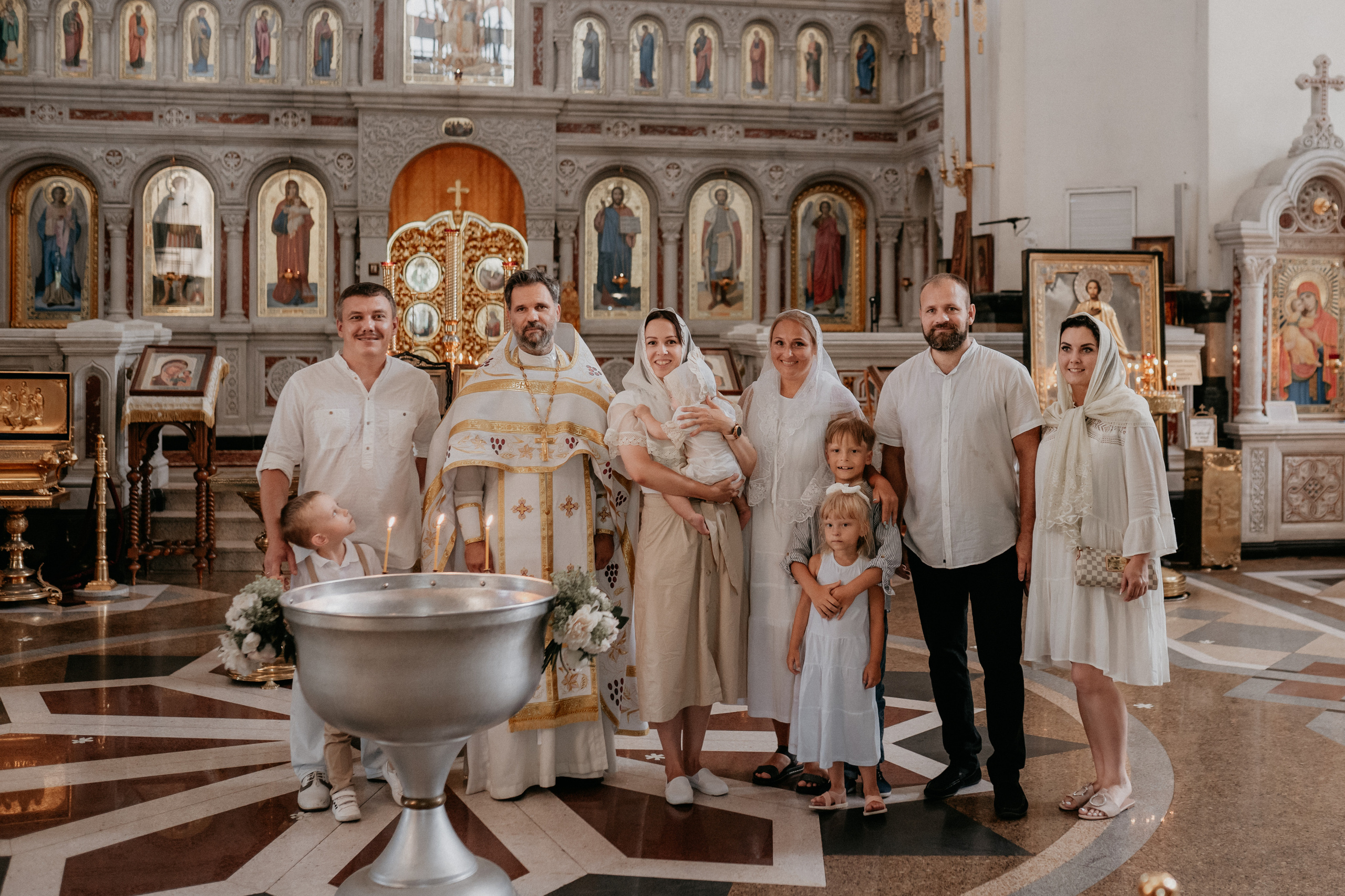 Крещение Стеши. Семейный и детский фотограф в Краснодаре