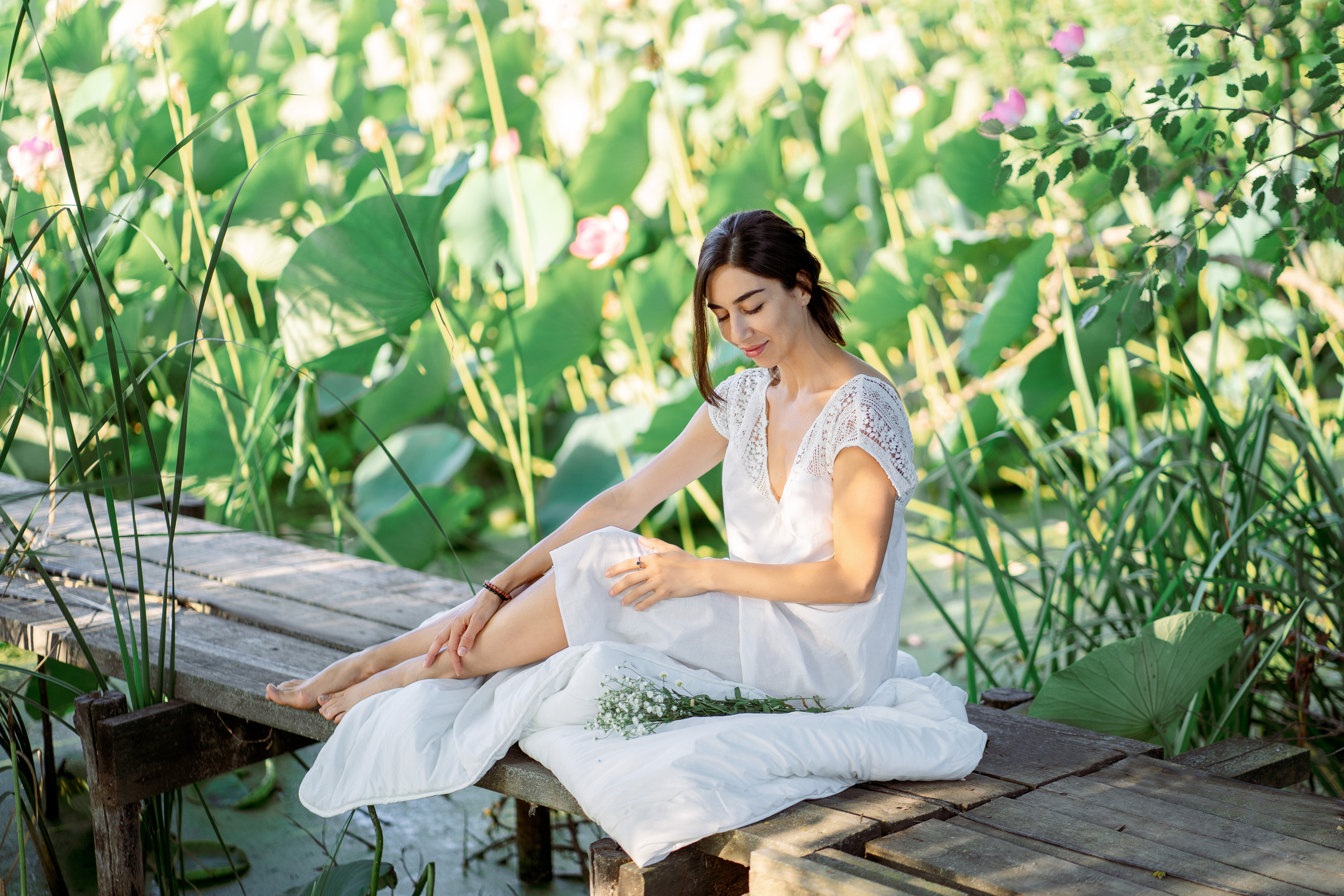 Поездка в лотосы. Семейный и детский фотограф в Краснодаре