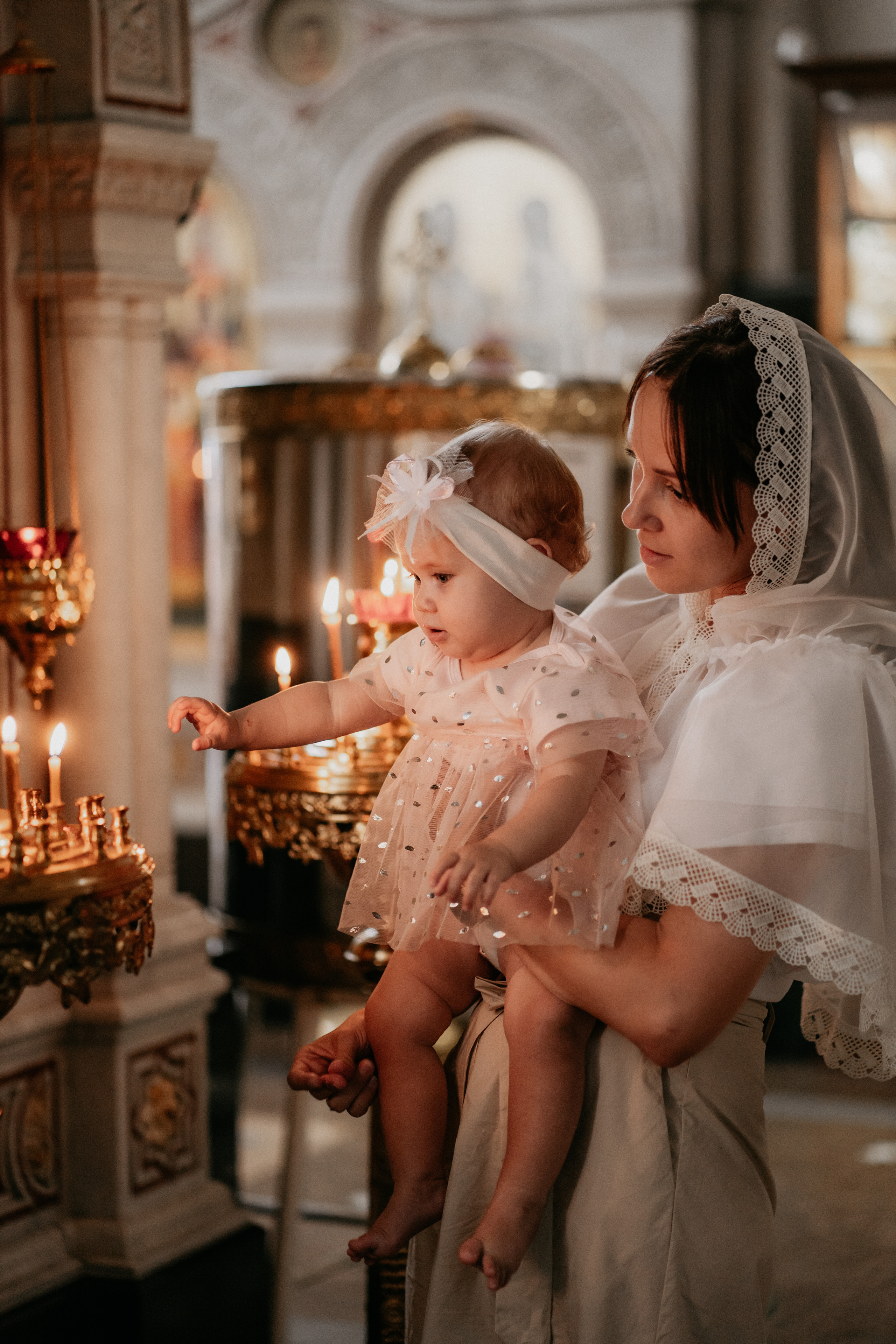 Крещение Стеши. Семейный и детский фотограф в Краснодаре