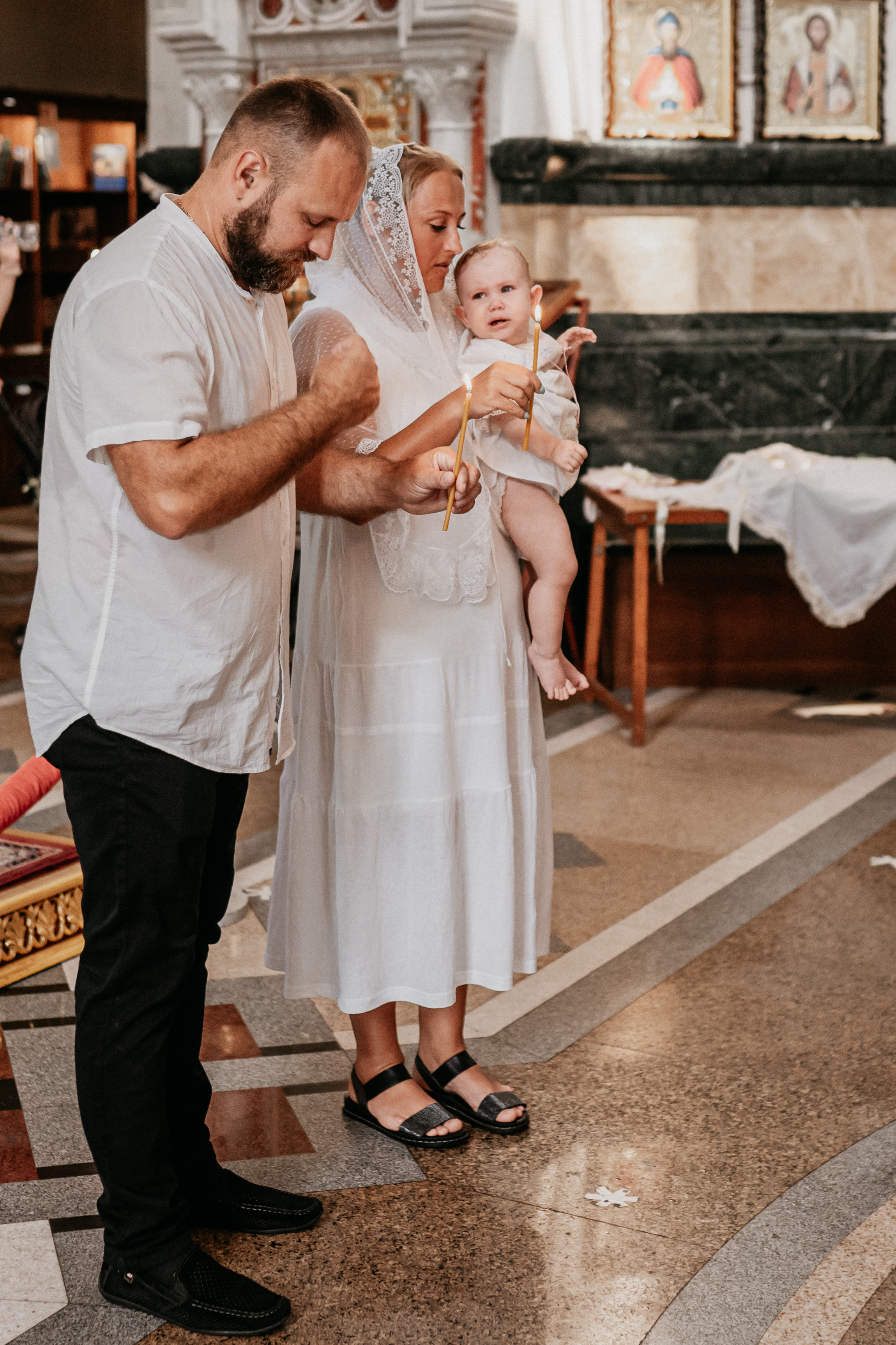 Крещение Стеши. Семейный и детский фотограф в Краснодаре