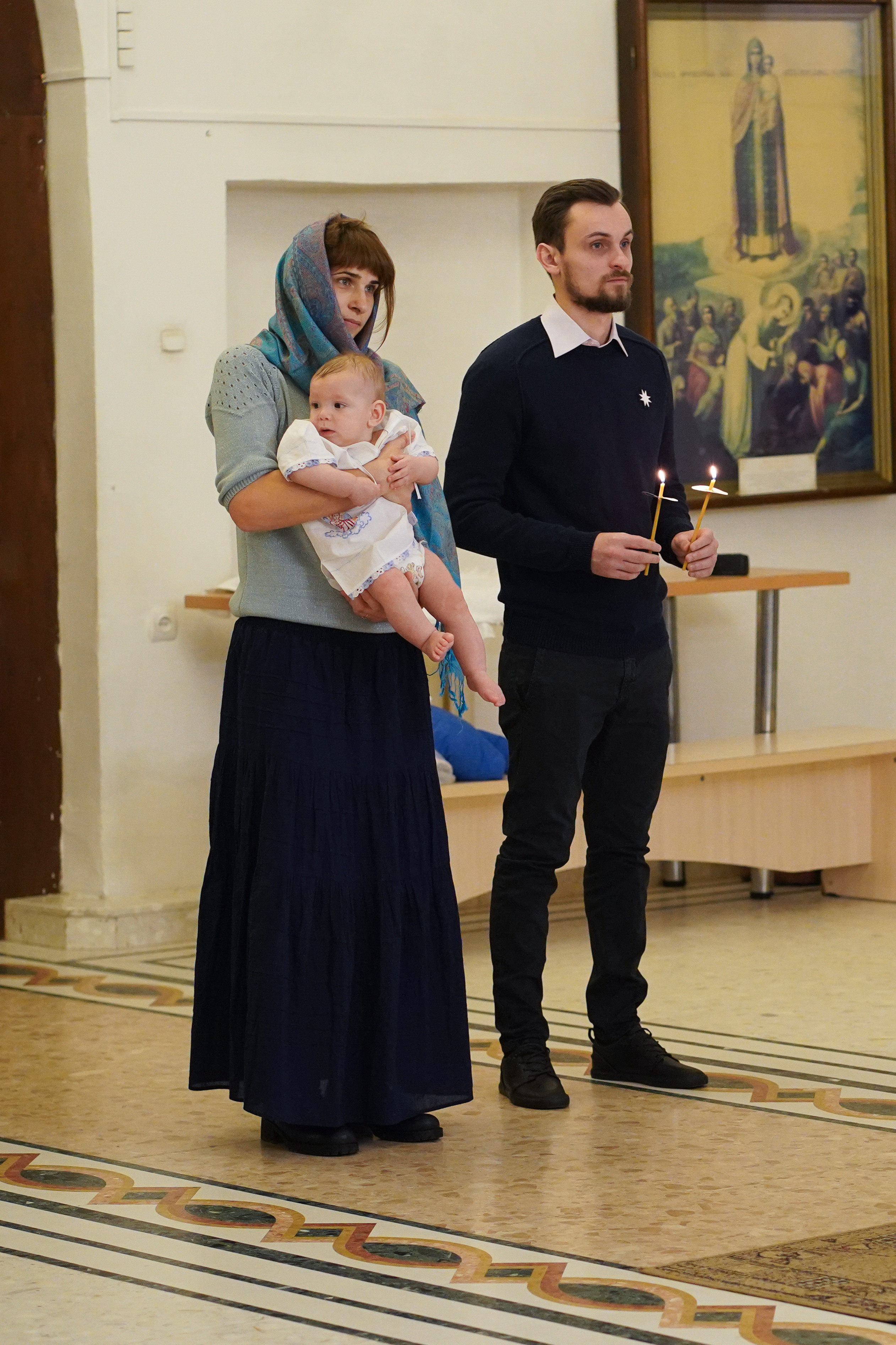 Крещение Павла. Семейный и детский фотограф в Краснодаре