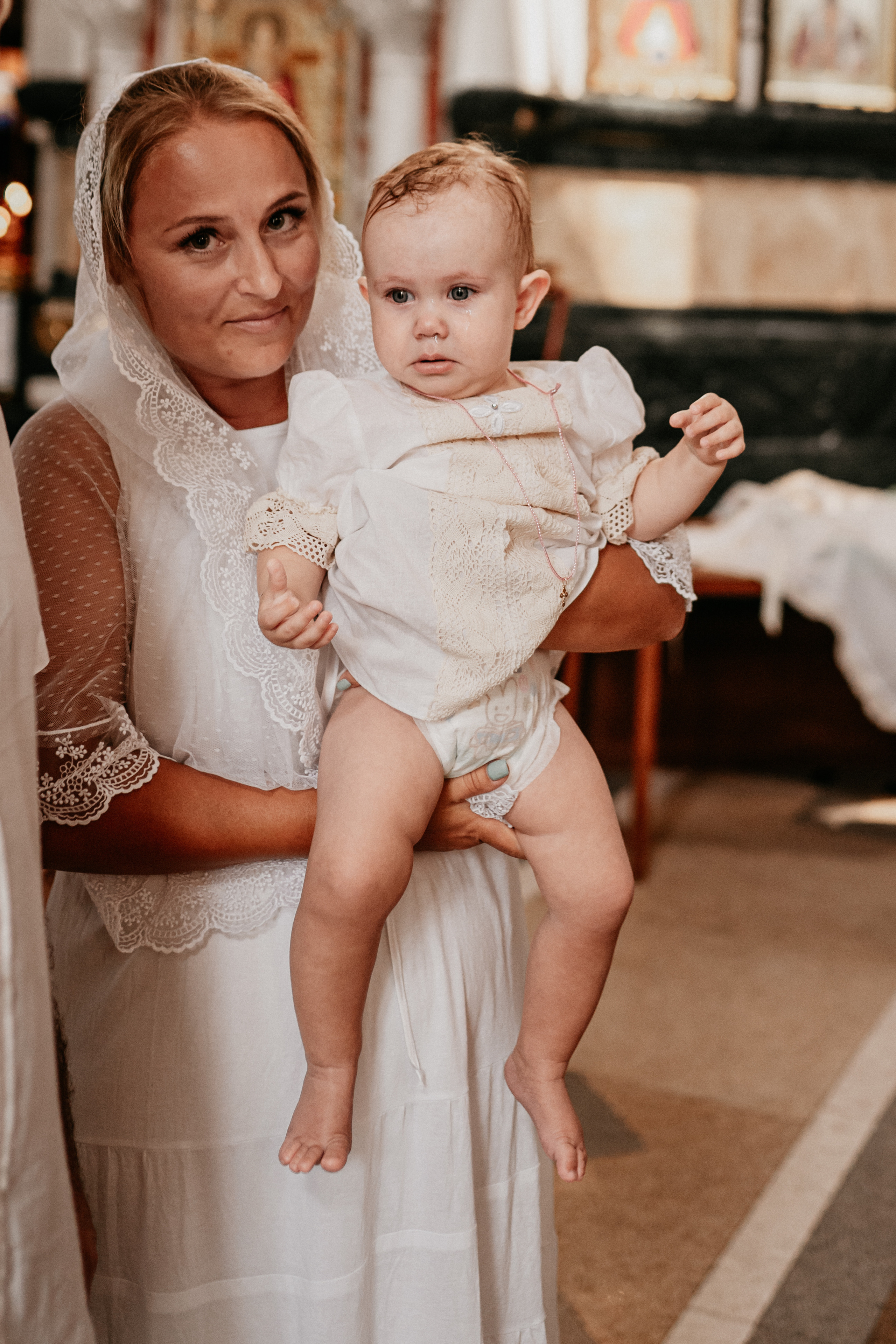 Крещение Стеши. Семейный и детский фотограф в Краснодаре